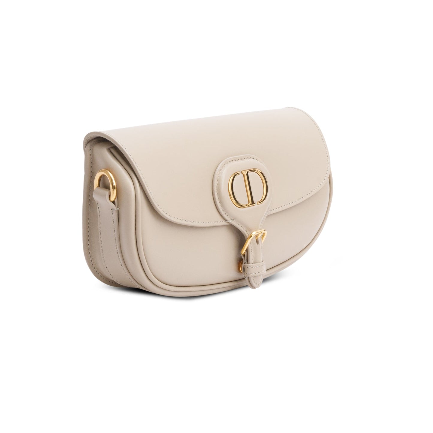 Christian Dior 2022 Taupe Box Calfskin East-West Bobby Bag