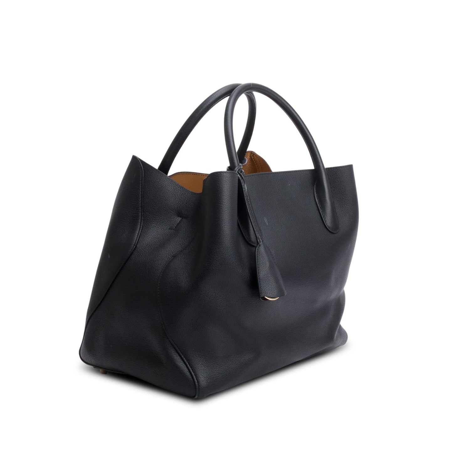 Christian Dior Supple Grained Calfskin Open Bar Tote Bag