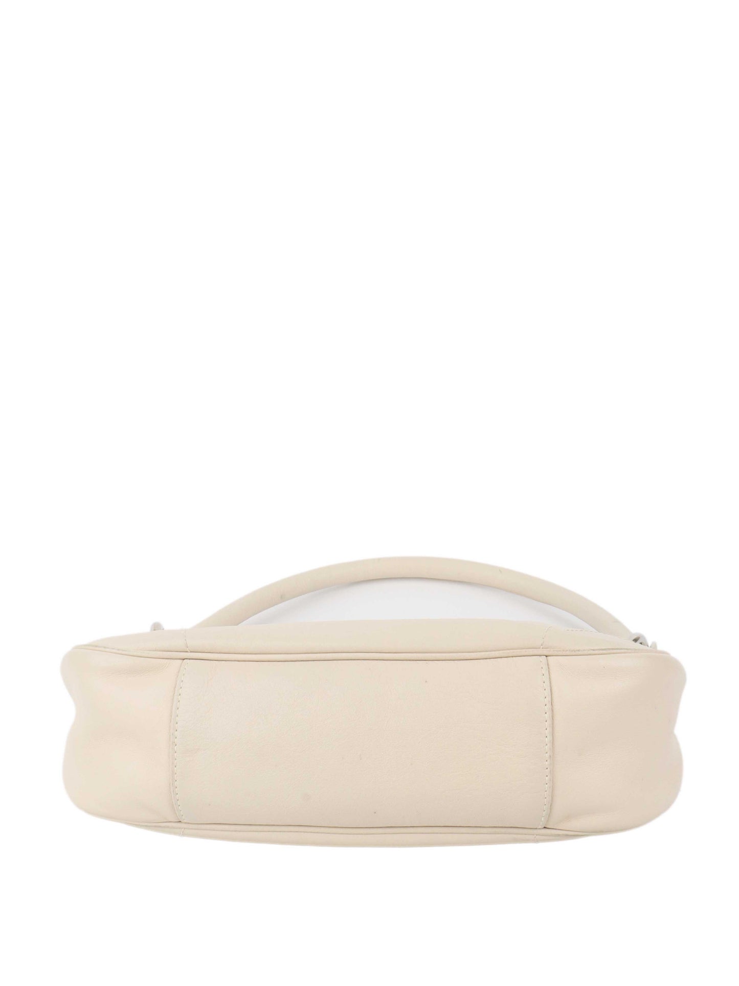 Dior White Leather Shoulder Bag