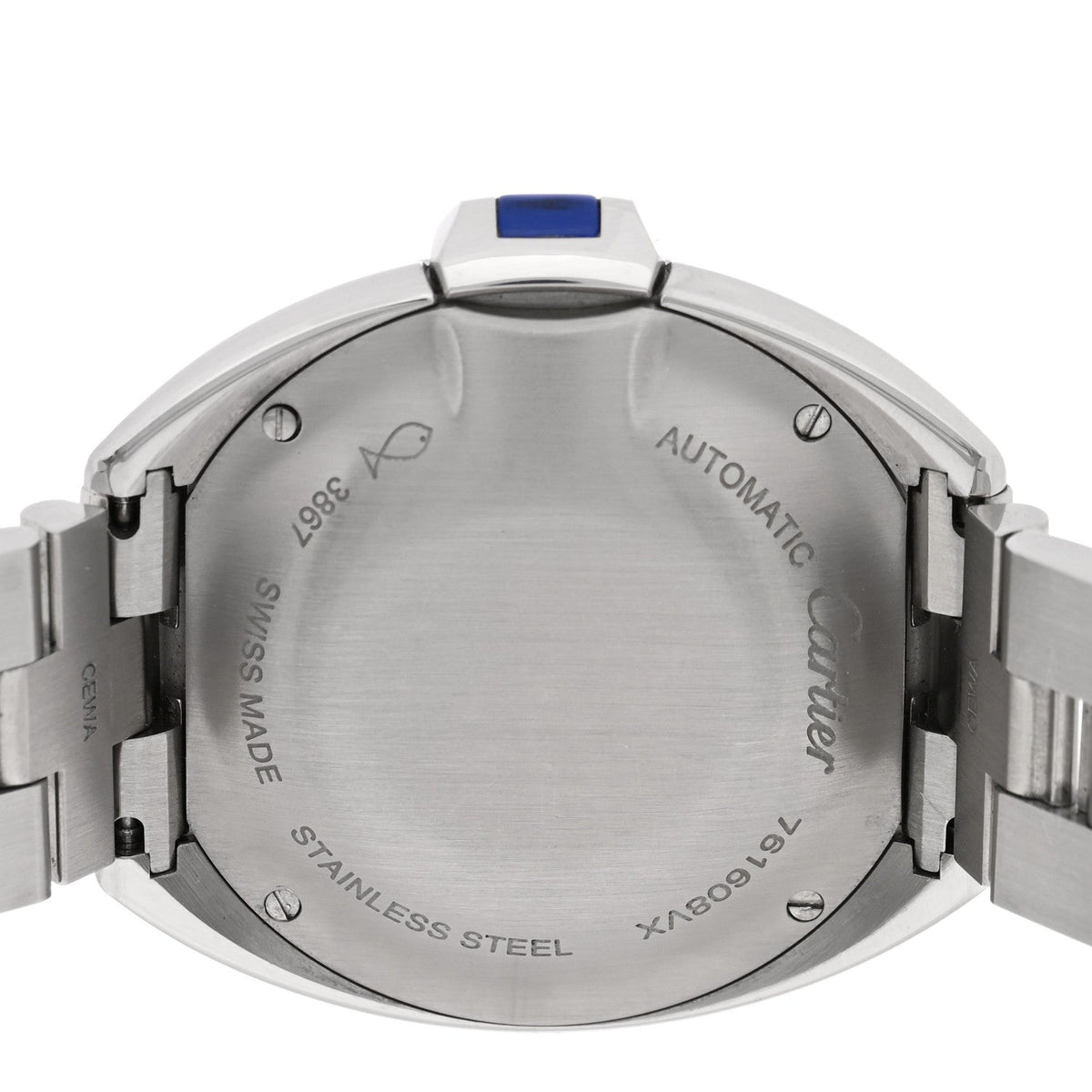 Stainless Steel 31mm Cle De Cartier Automatic Watch