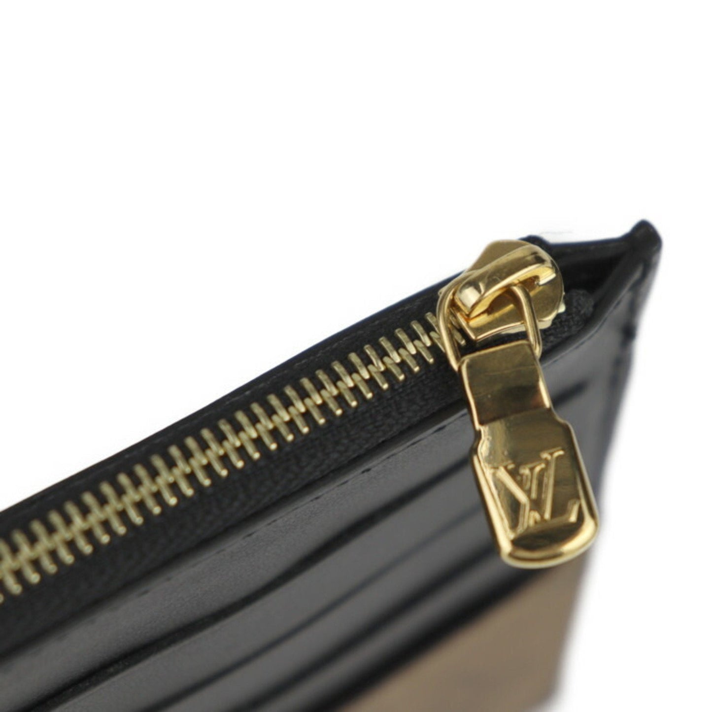 Louis Vuitton Monogram Reverse Leather Long Wallet (Bi-Fold)