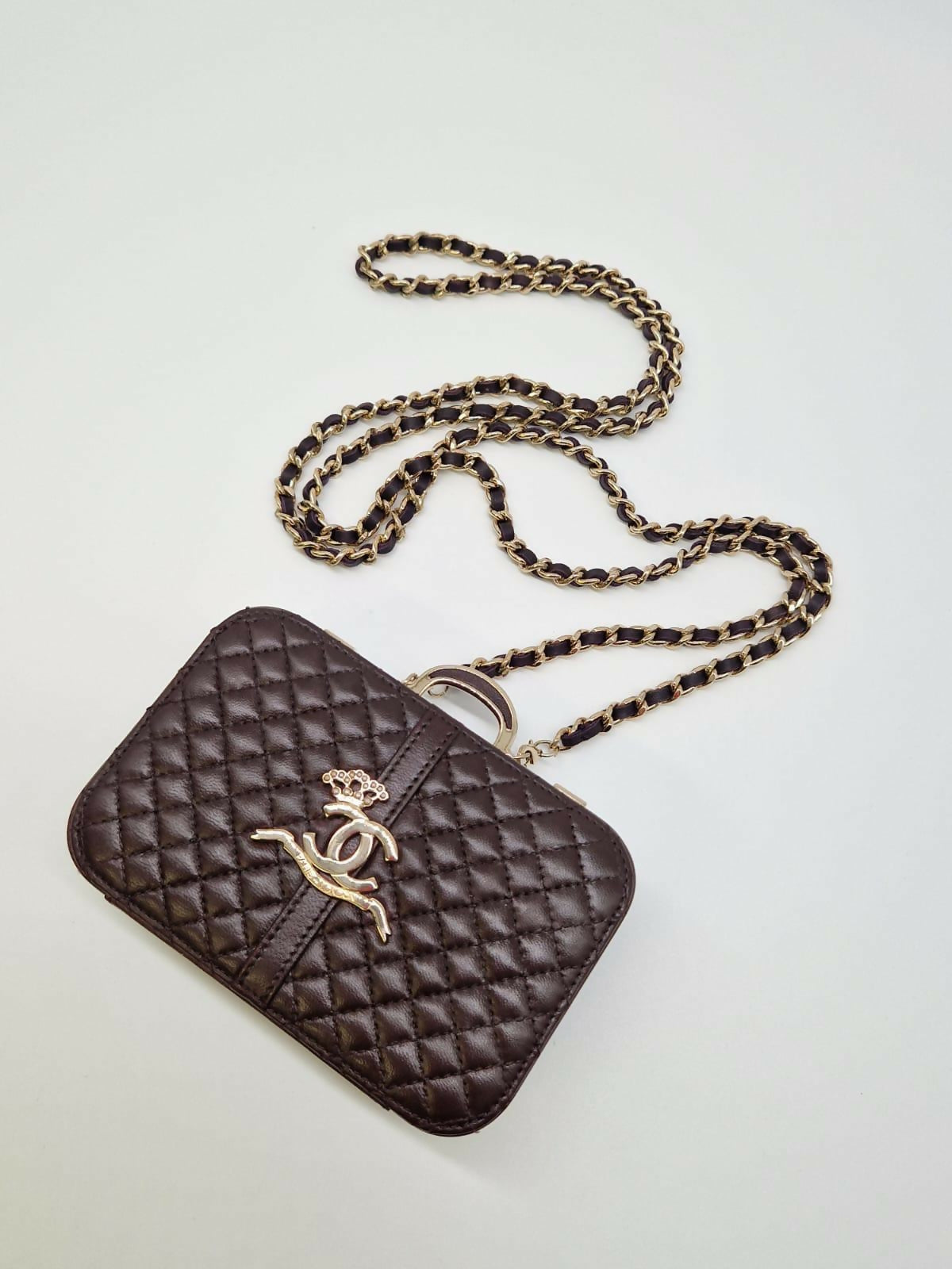 Chanel 2008 Micro Paris-London Clutch Bag