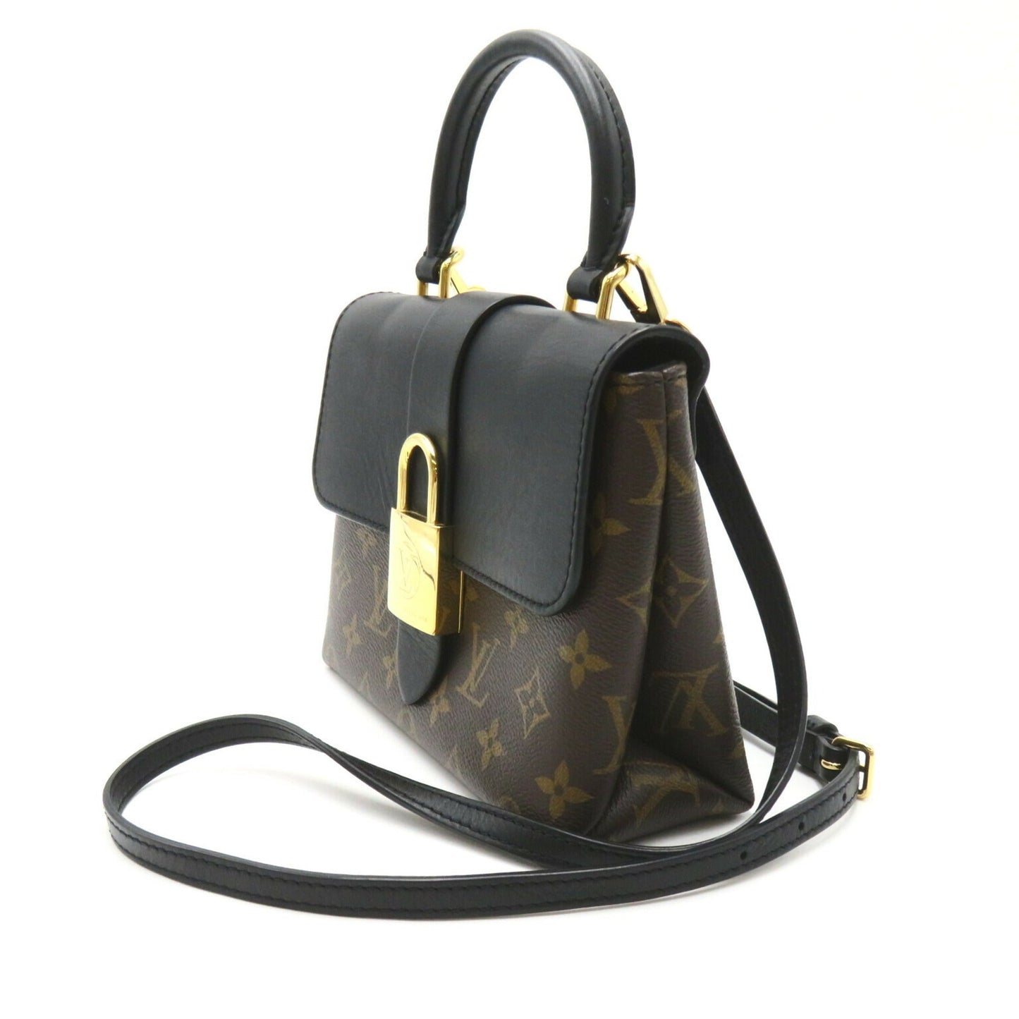 Louis Vuitton Coated Canvas Monogram Pvc Leather Shoulder Bag