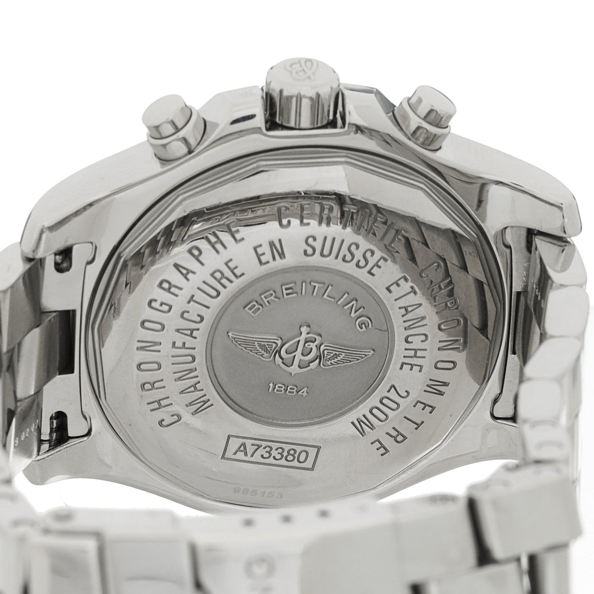 Stainless Steel 41mm Colt Chronograph Quartz Watch Blue A73380