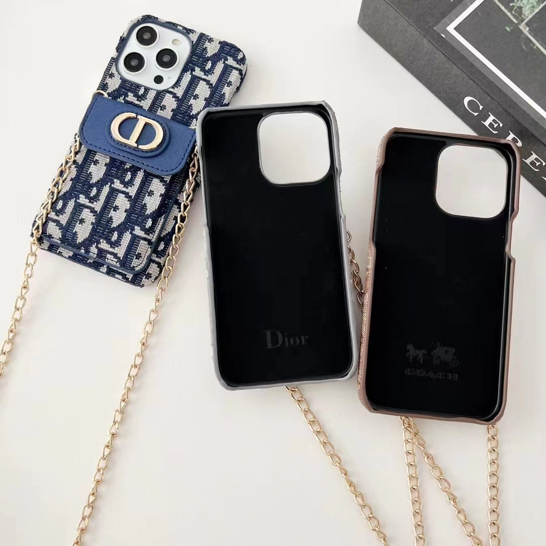 Luxury Leather card phone case for iphone