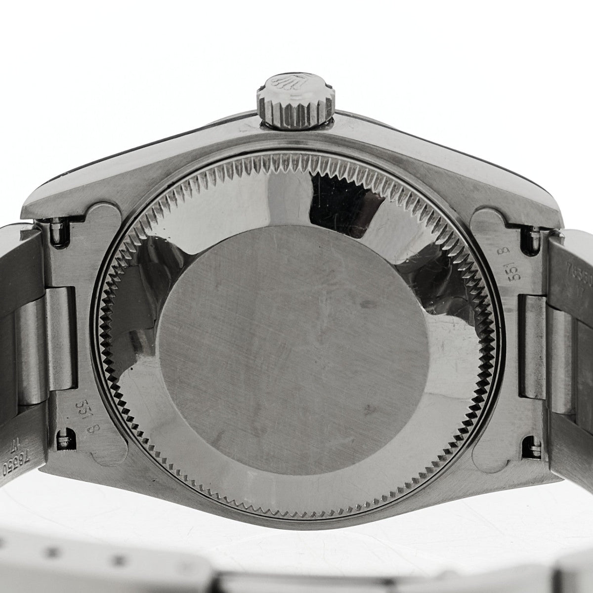 Stainless Steel 31mm Oyster Perpetual Watch Black 77080