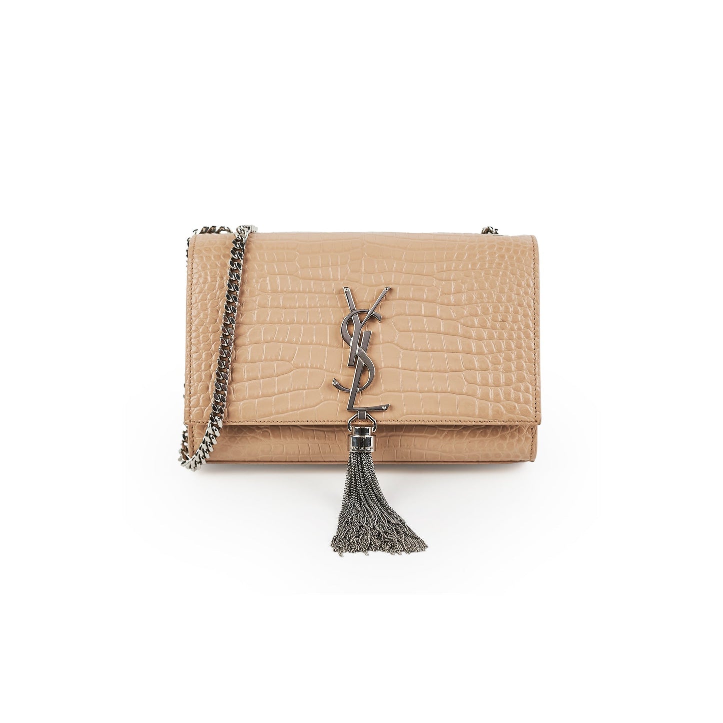 Saint Laurent Kate Beige Shoulder Bag
