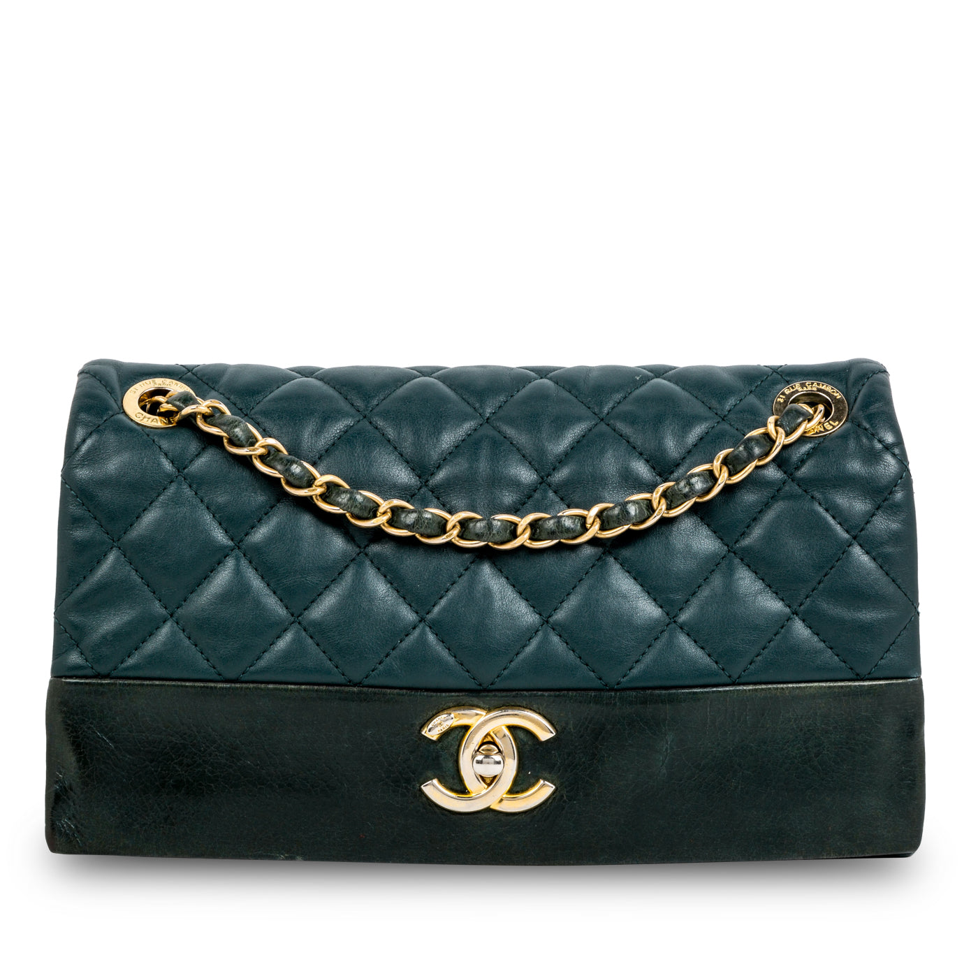 Chanel Classic Flap Lambskin Brown Shoulder Bag Style 10