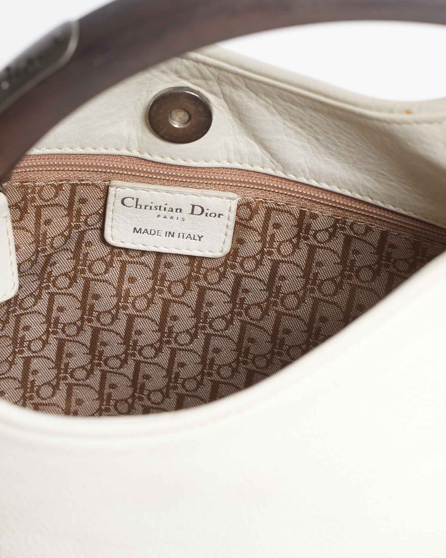Christian Dior Leather Ethnic Hobo Bag