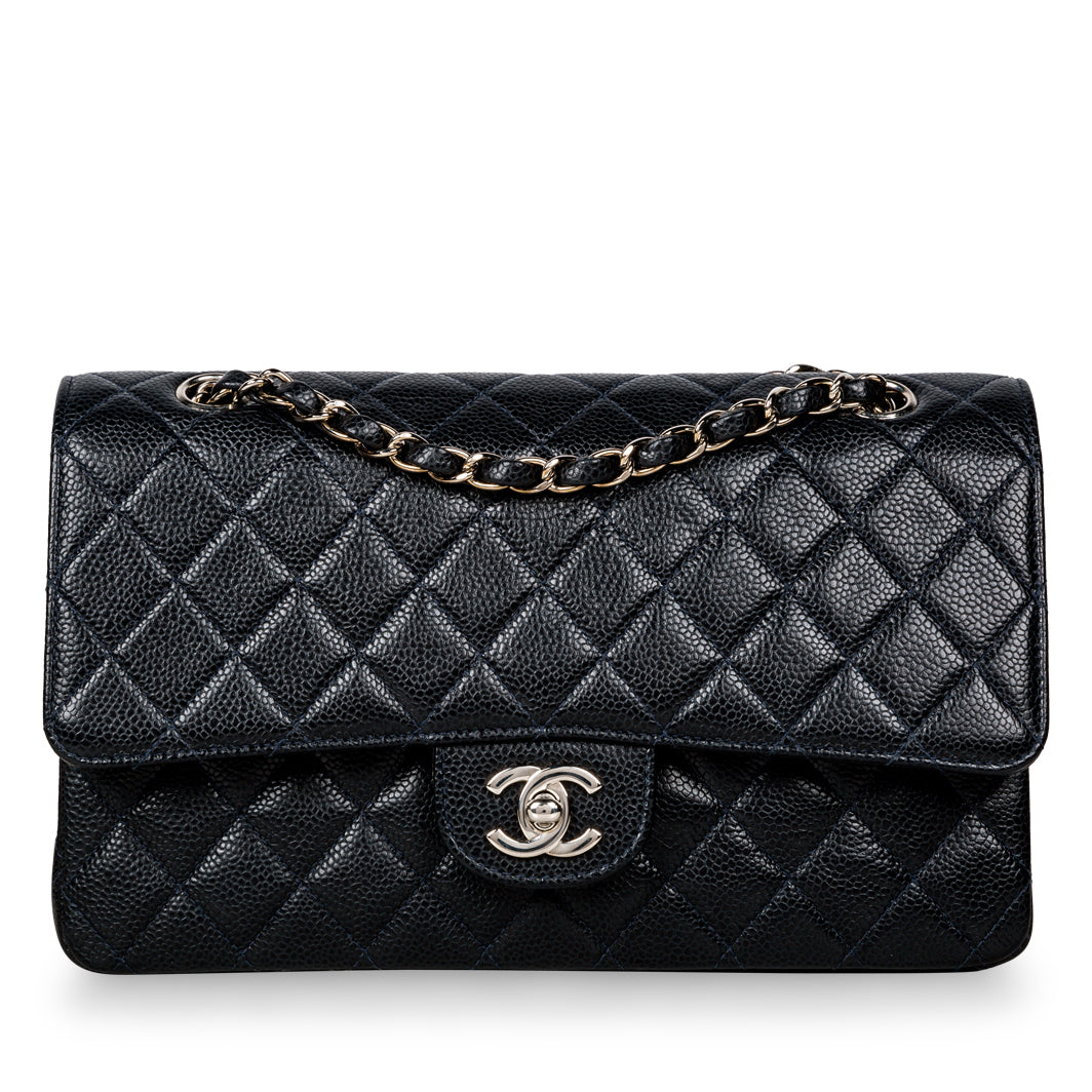 Chanel Classic Flap Caviar Black Shoulder Bag Style 89