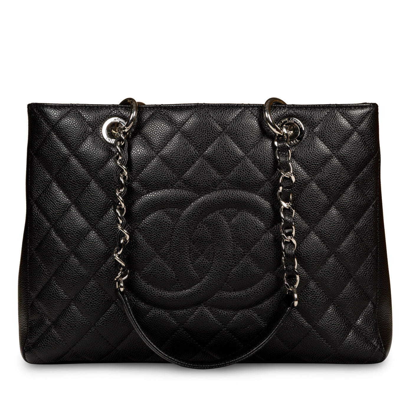 Chanel Timeless Caviar Black Tote Bag Style 30