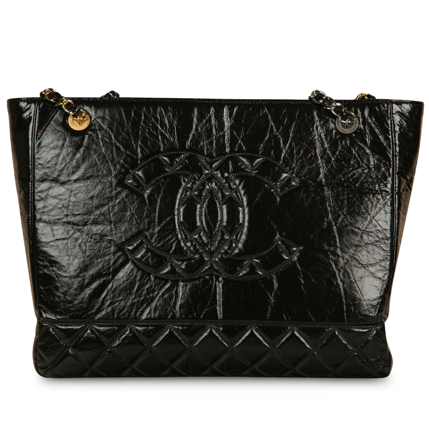 Chanel Timeless Calfskin Black Tote Bag
