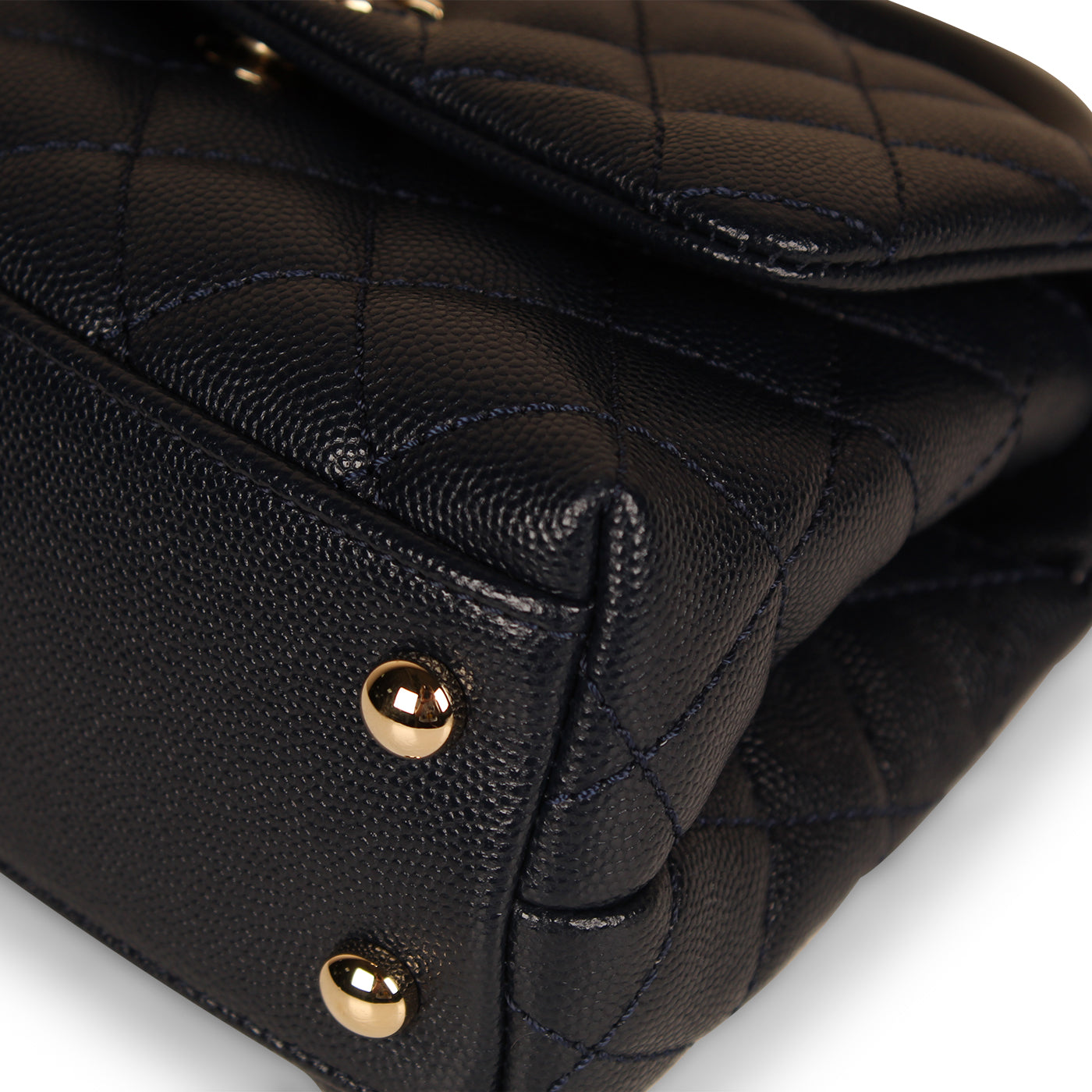 Chanel Coco Handle Caviar Gold Shoulder Bag Style 5