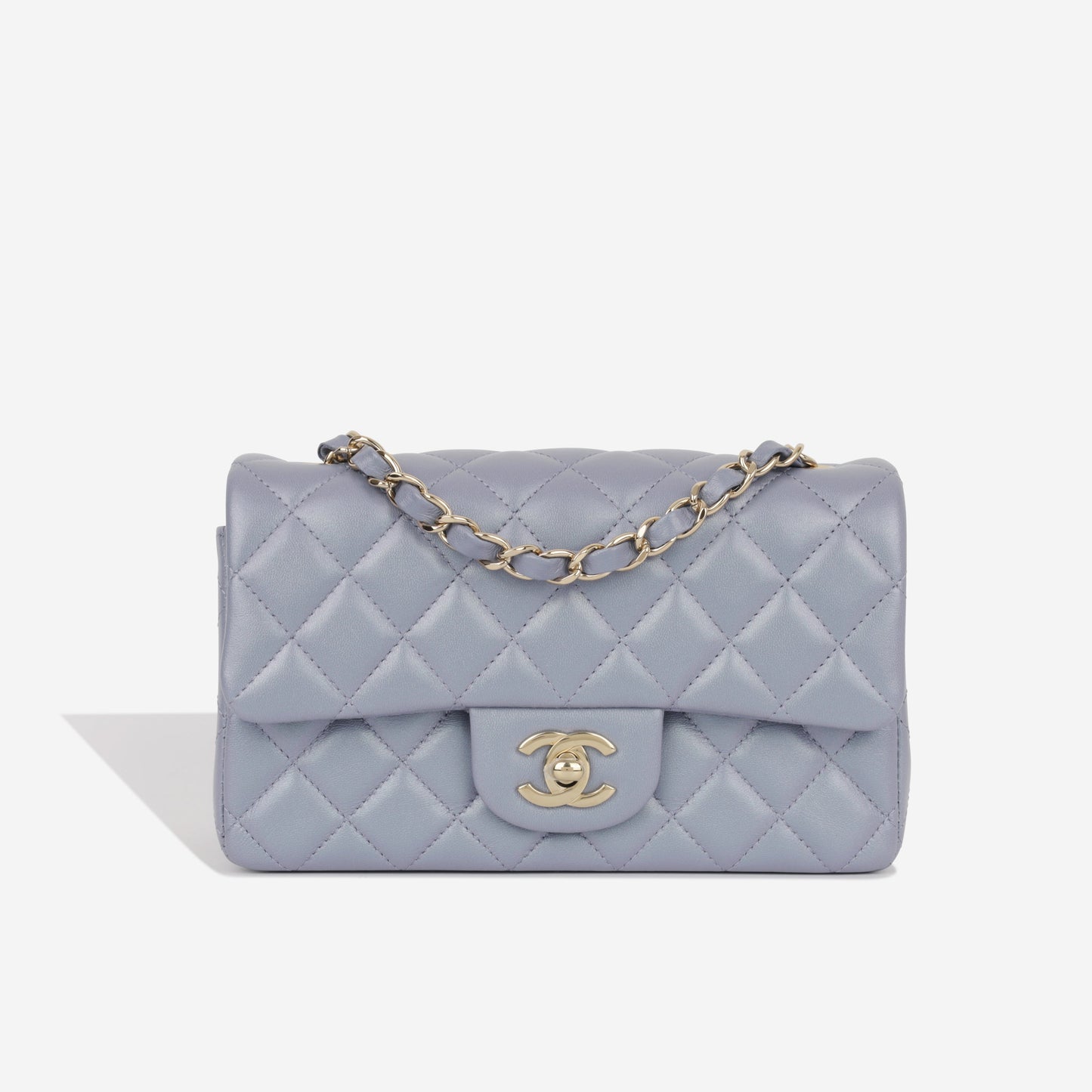 Chanel Classic Flap Lambskin Gold Shoulder Bag Style 53