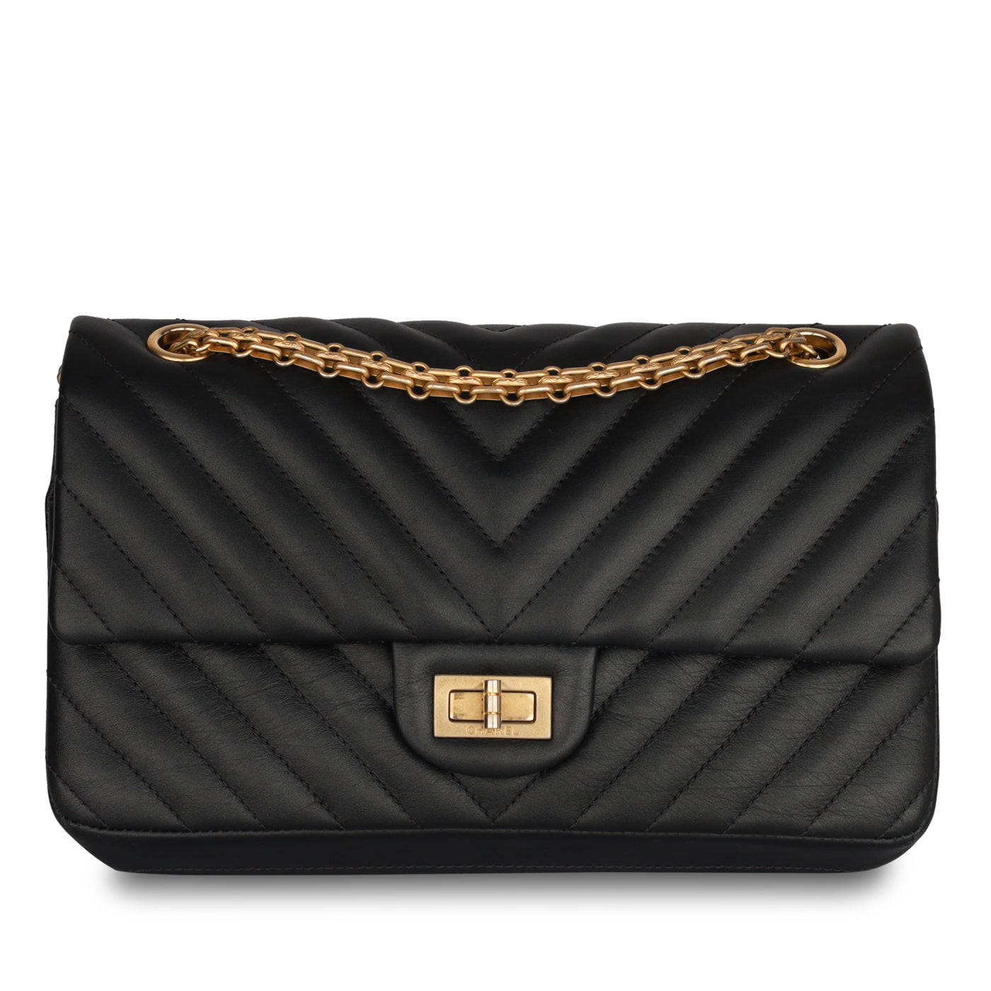 Chanel Classic Flap Lambskin Gold Shoulder Bag Lambskin