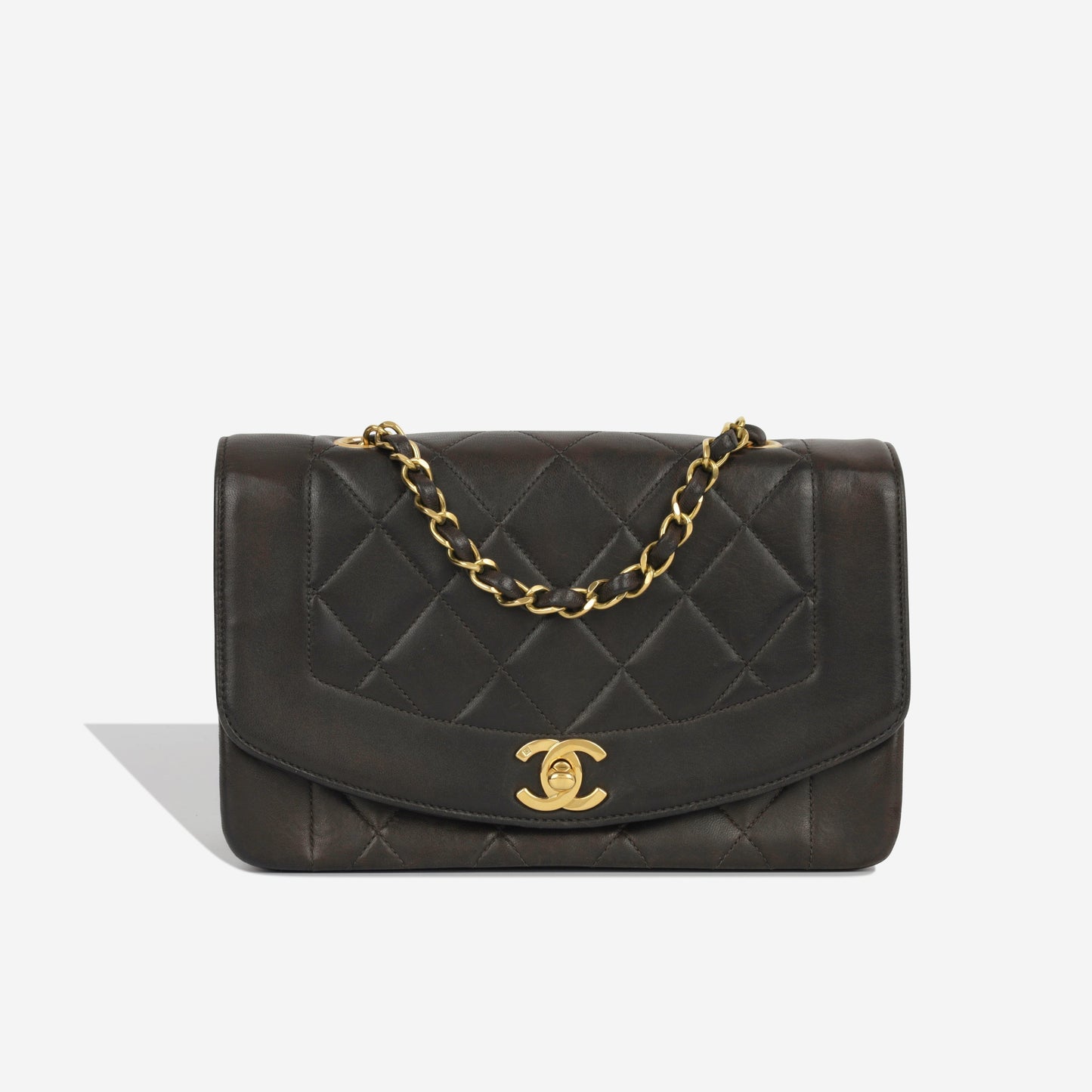 Chanel Classic Flap Lambskin Black Shoulder Bag Style 287
