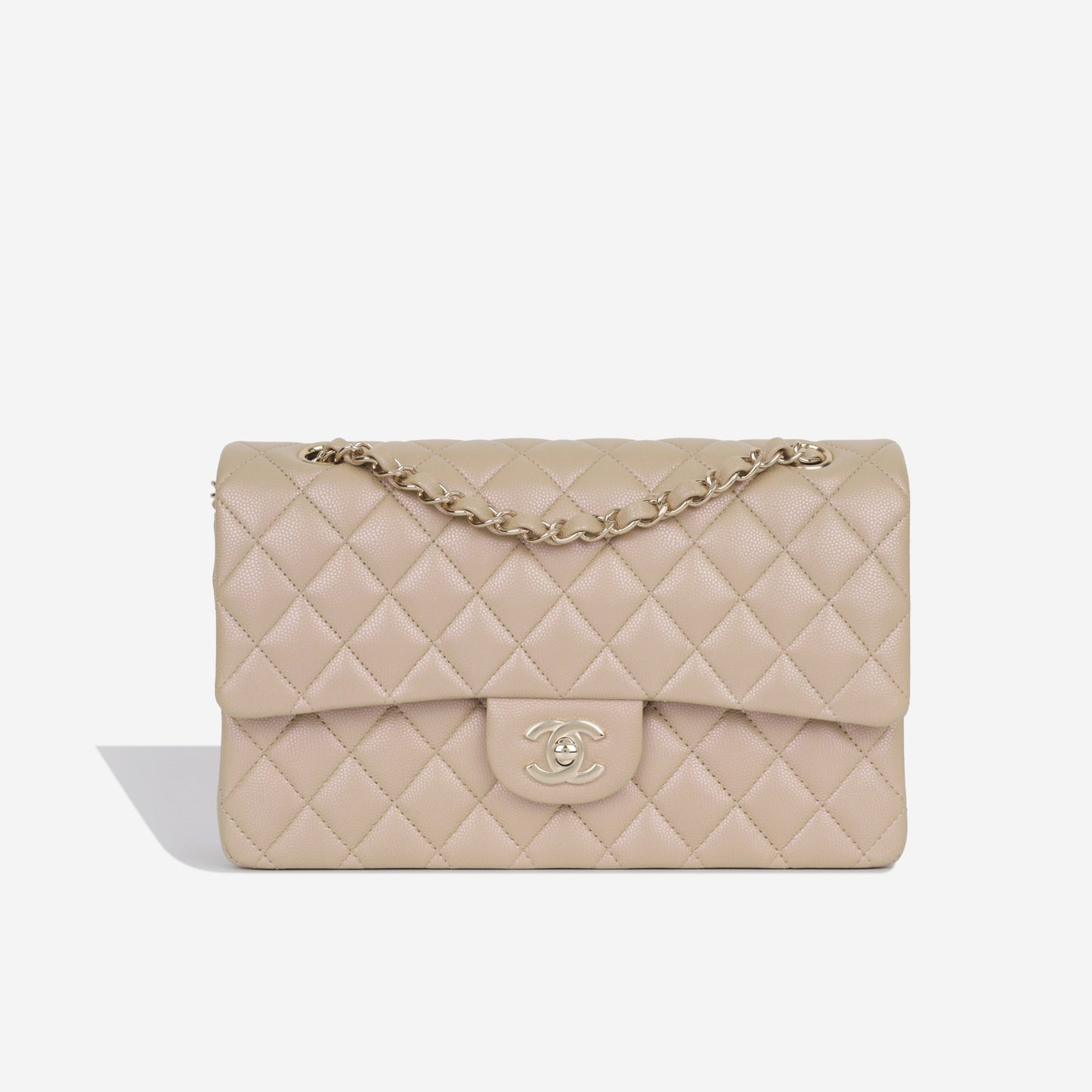 Chanel Classic Flap Lambskin Black Shoulder Bag Style 106