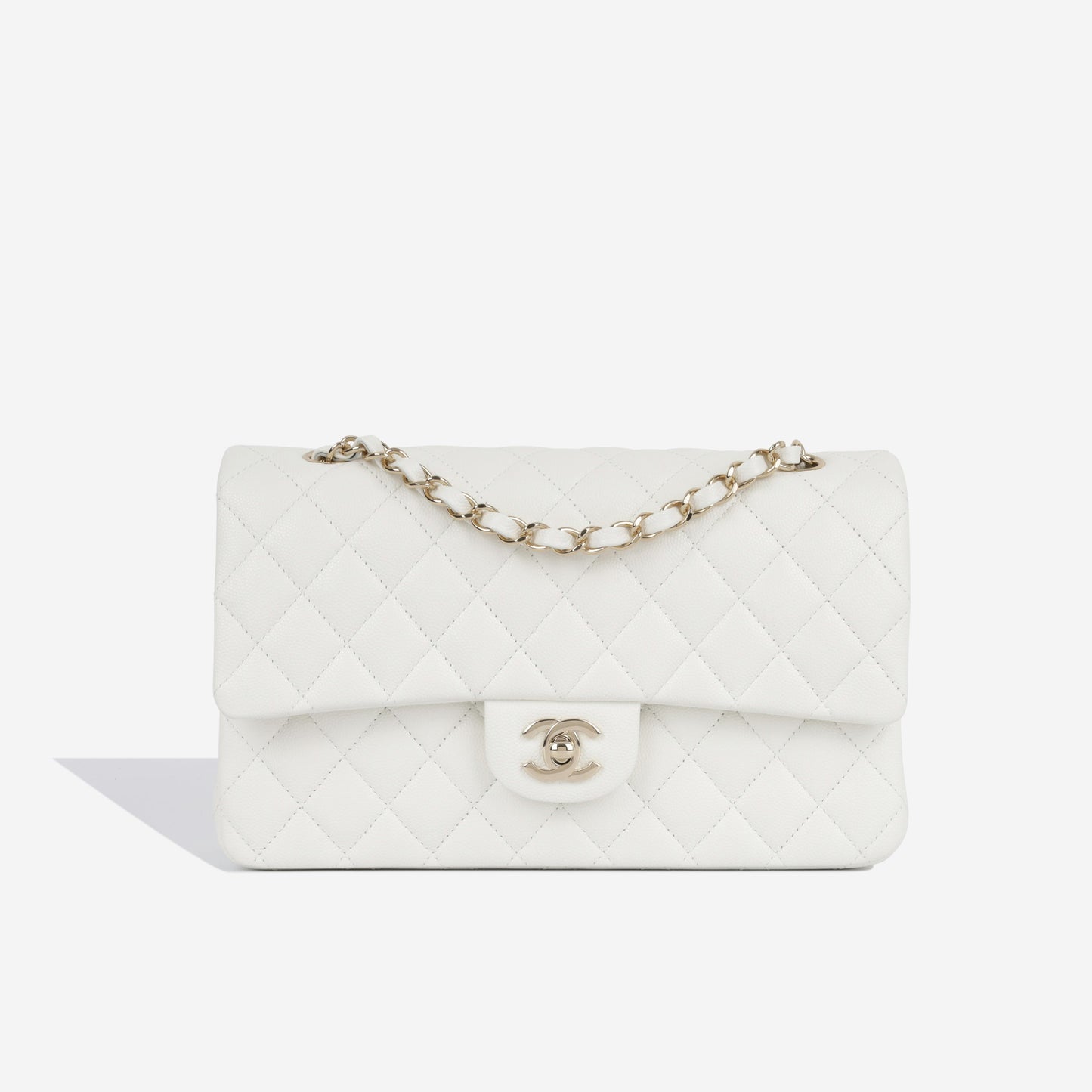 Chanel Classic Flap Caviar Gold Shoulder Bag Style 22