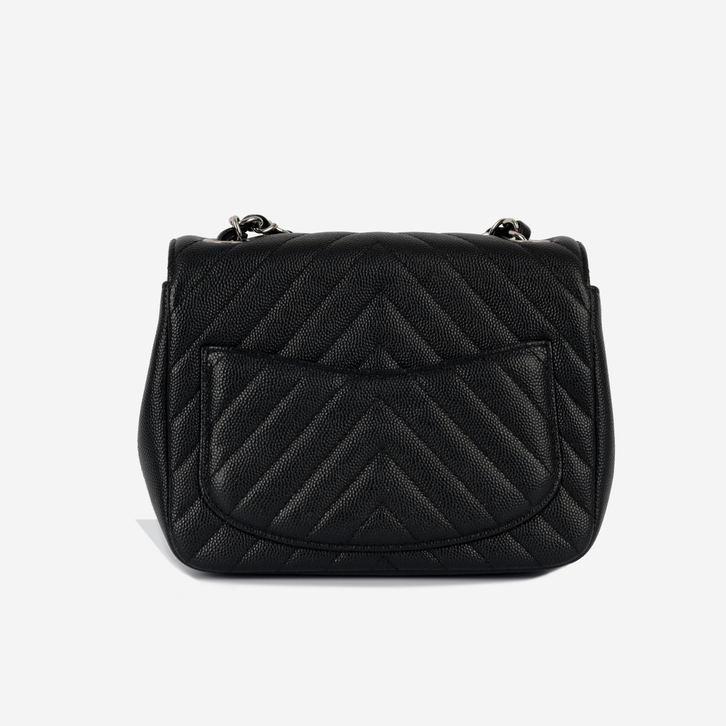 Chanel Classic Flap Caviar Black Shoulder Bag Style 114