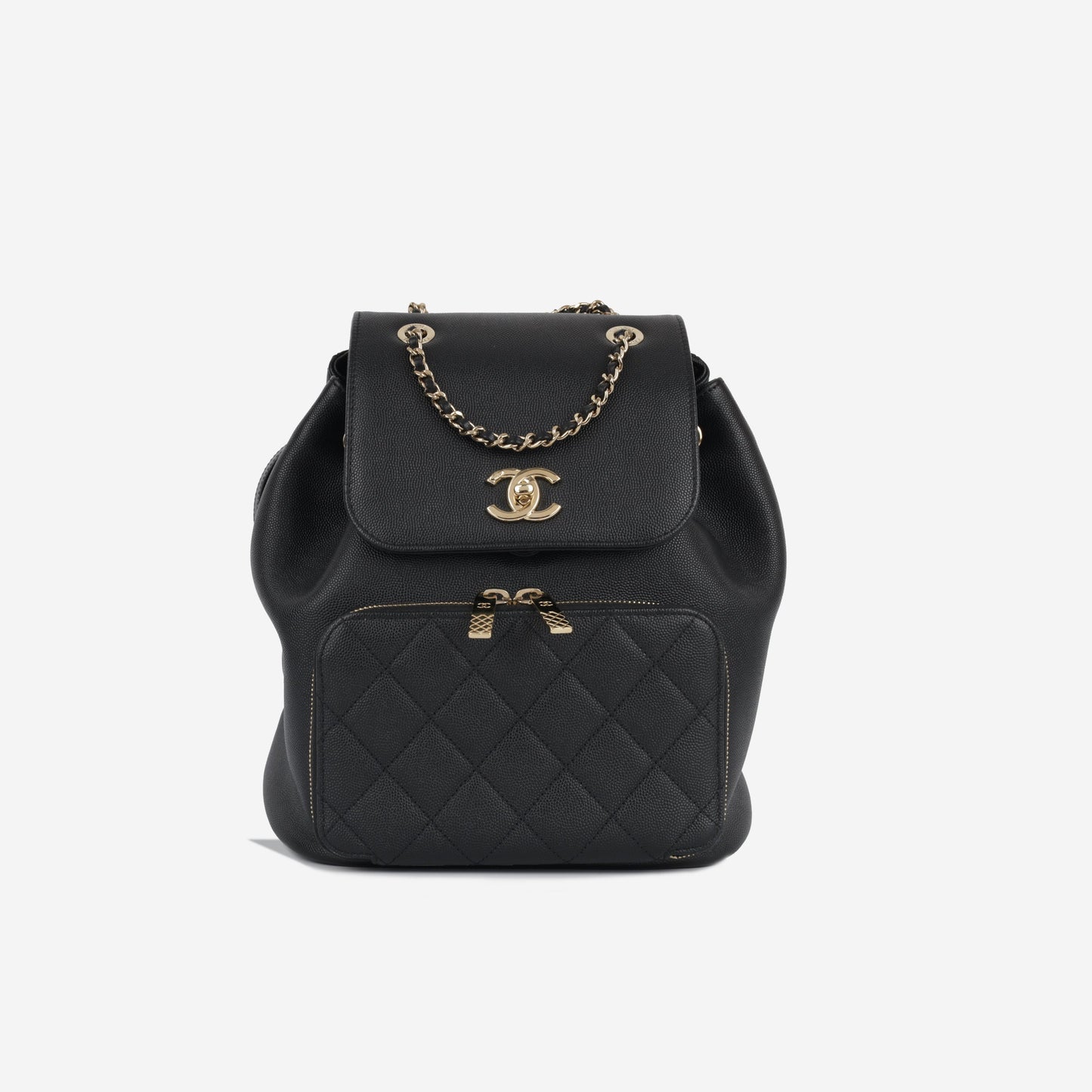 Chanel Business Affinity Caviar Black Backpack