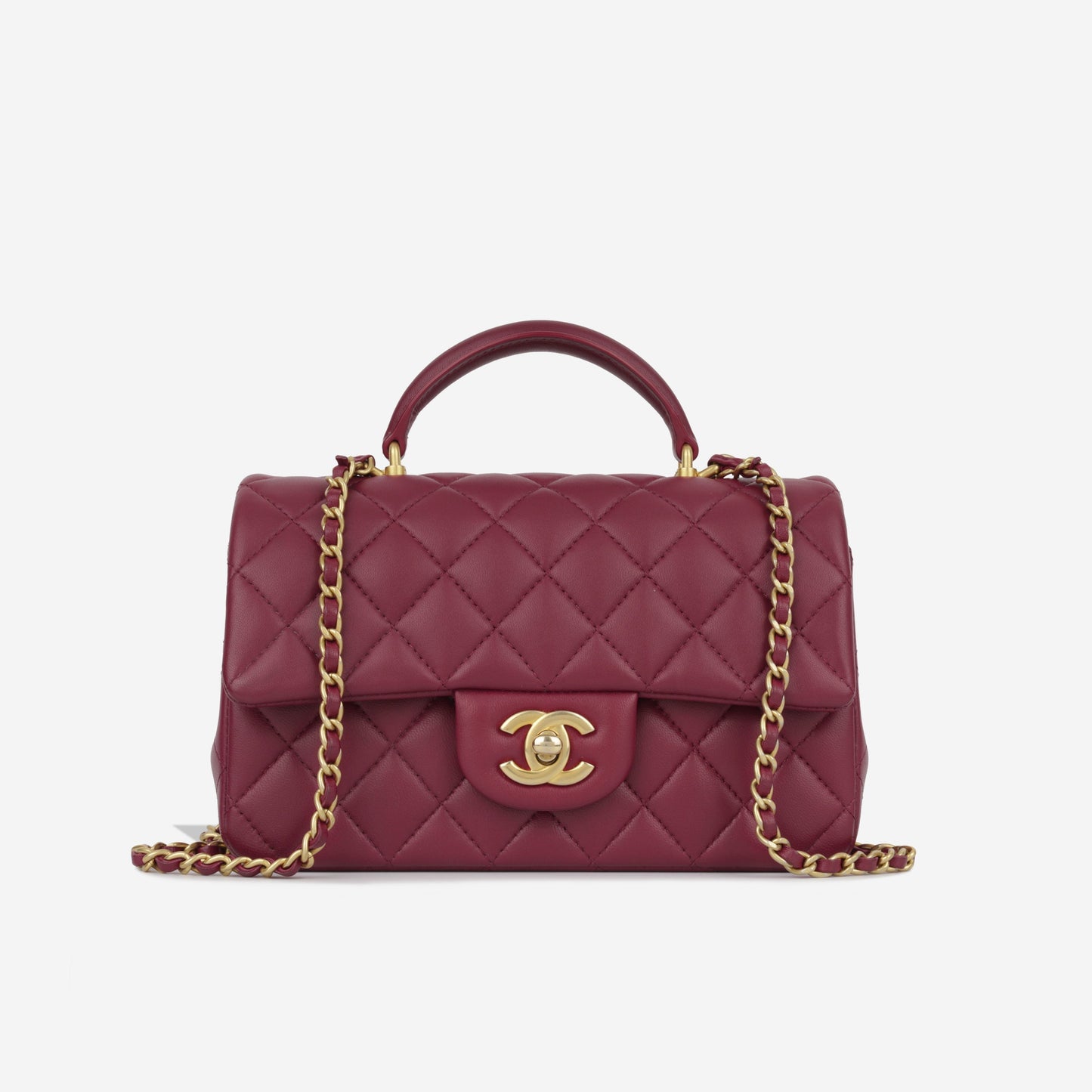 Chanel Classic Flap Lambskin Black Shoulder Bag Style 336