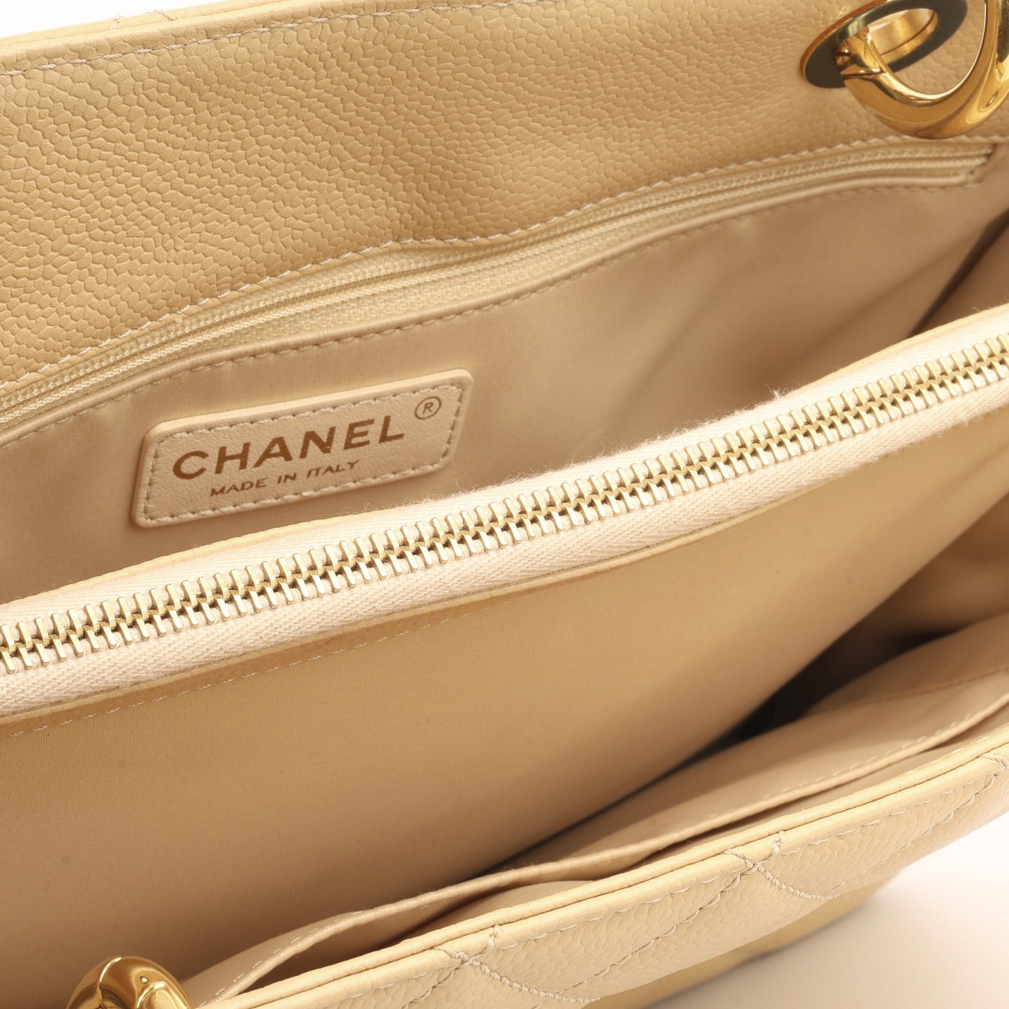 Chanel Shopping Tote Caviar Gold Tote Bag Caviar