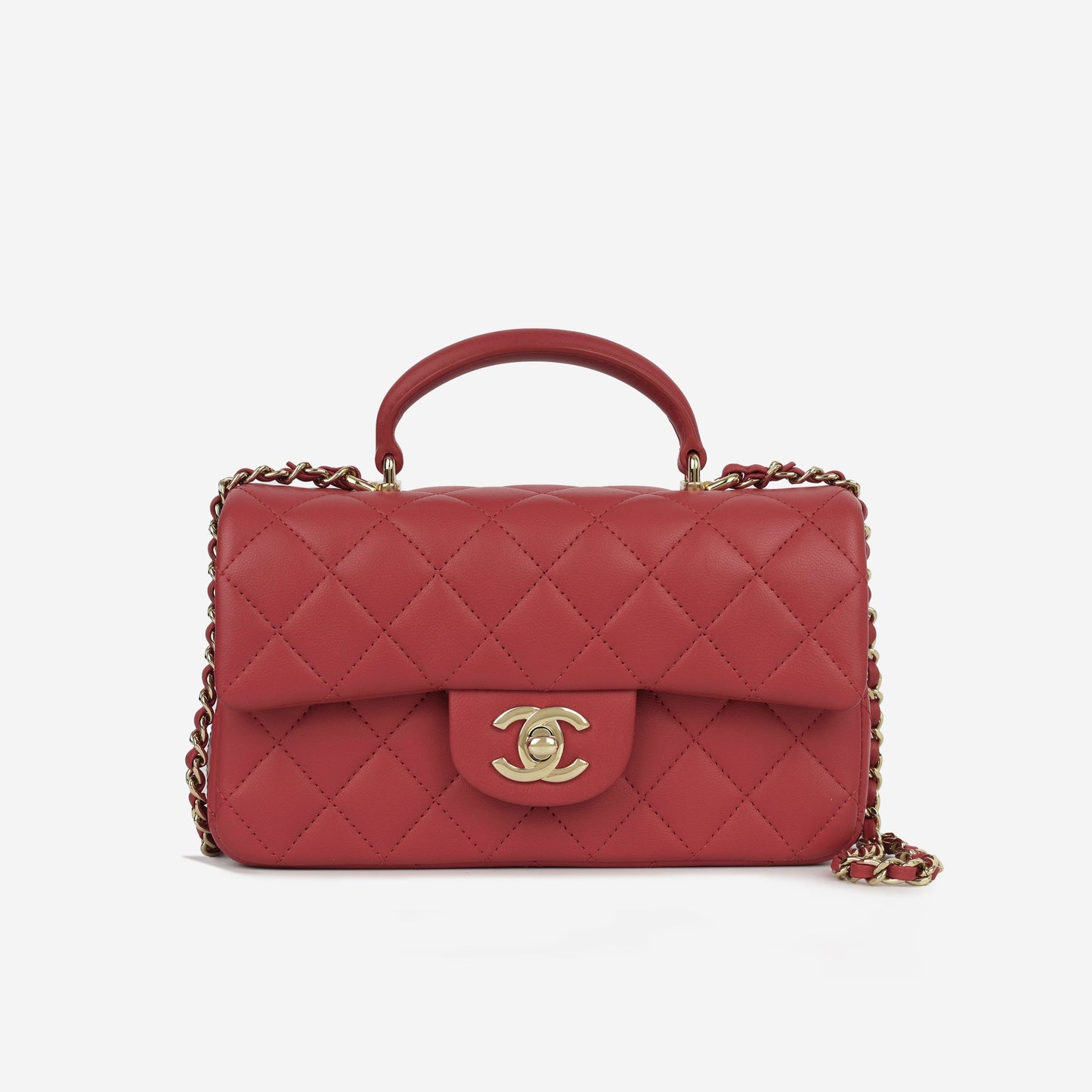 Chanel Classic Flap Lambskin Black Shoulder Bag Style 333