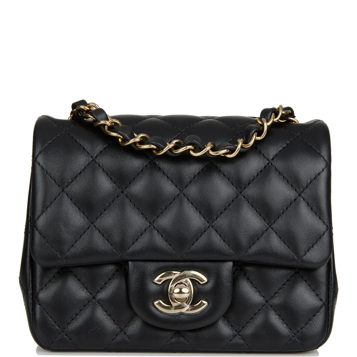 Chanel Lambskin Black Shoulder Bag Style 11