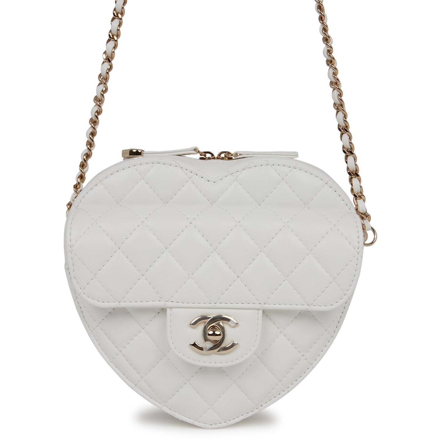 Chanel Luxury Lambskin Gold Handbag Lambskin