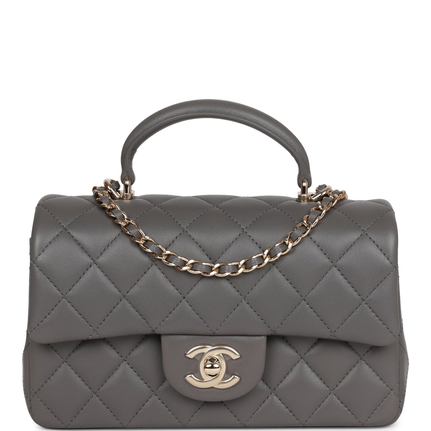 Chanel Mini Flap Lambskin Gold Shoulder Bag Style 2