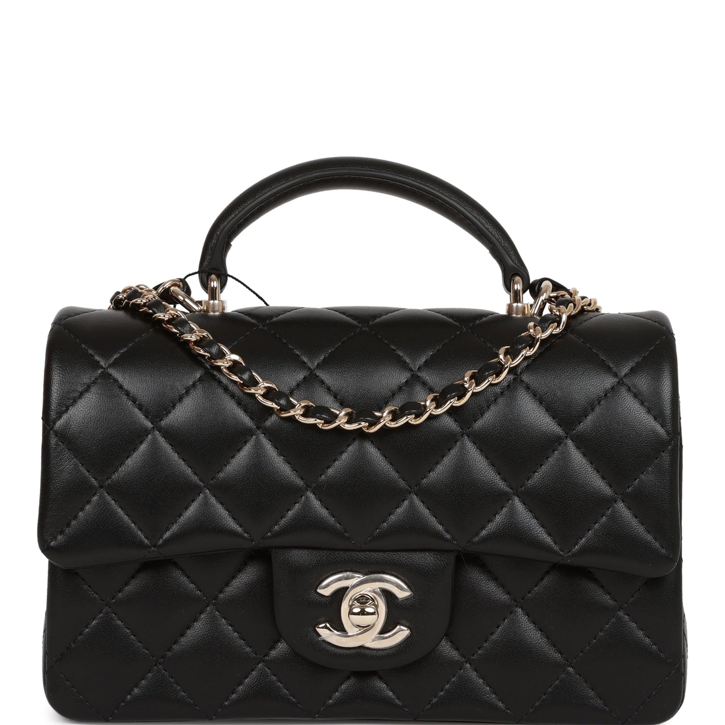 Chanel Mini Flap Lambskin Black Shoulder Bag