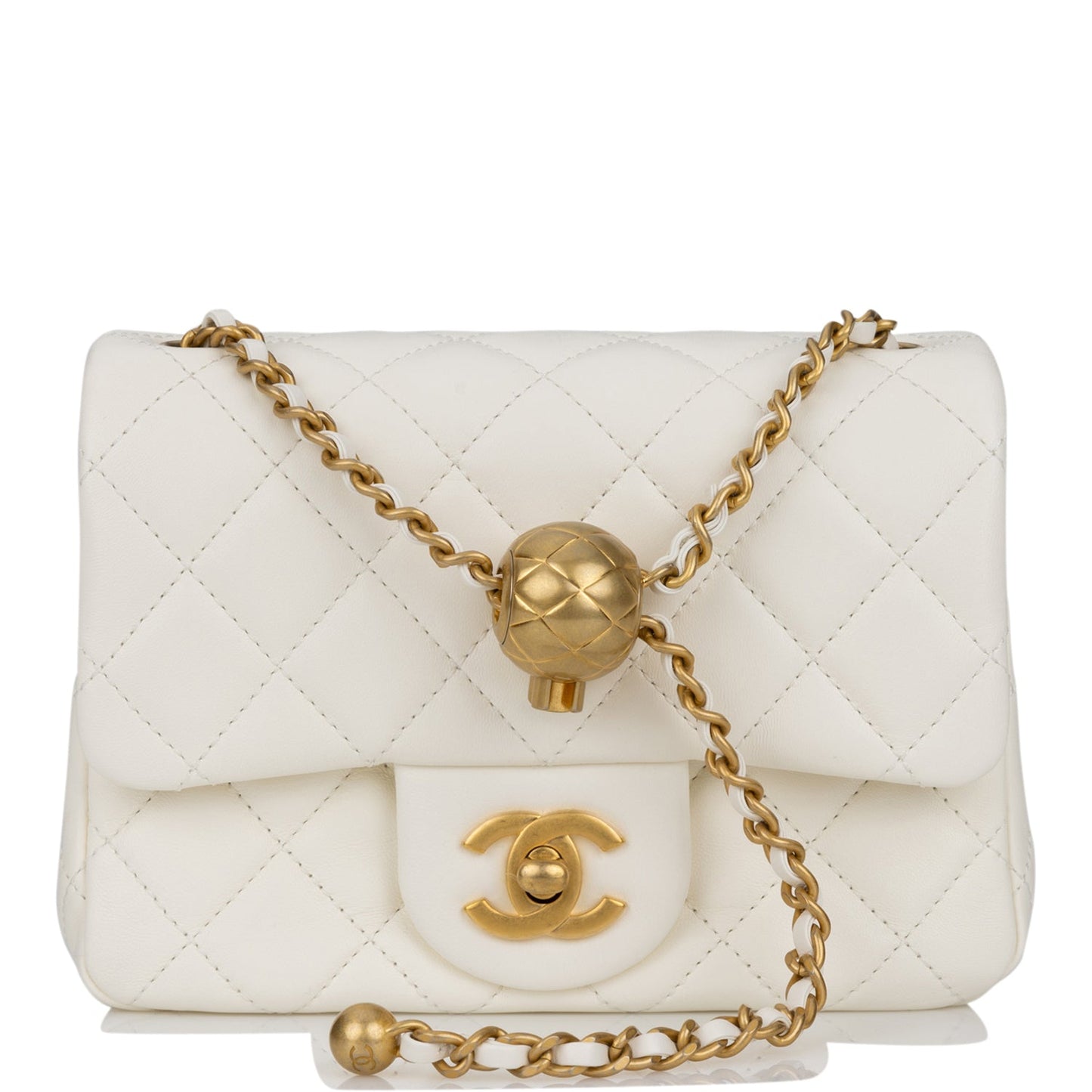 Chanel Lambskin Gold Shoulder Bag Style 14