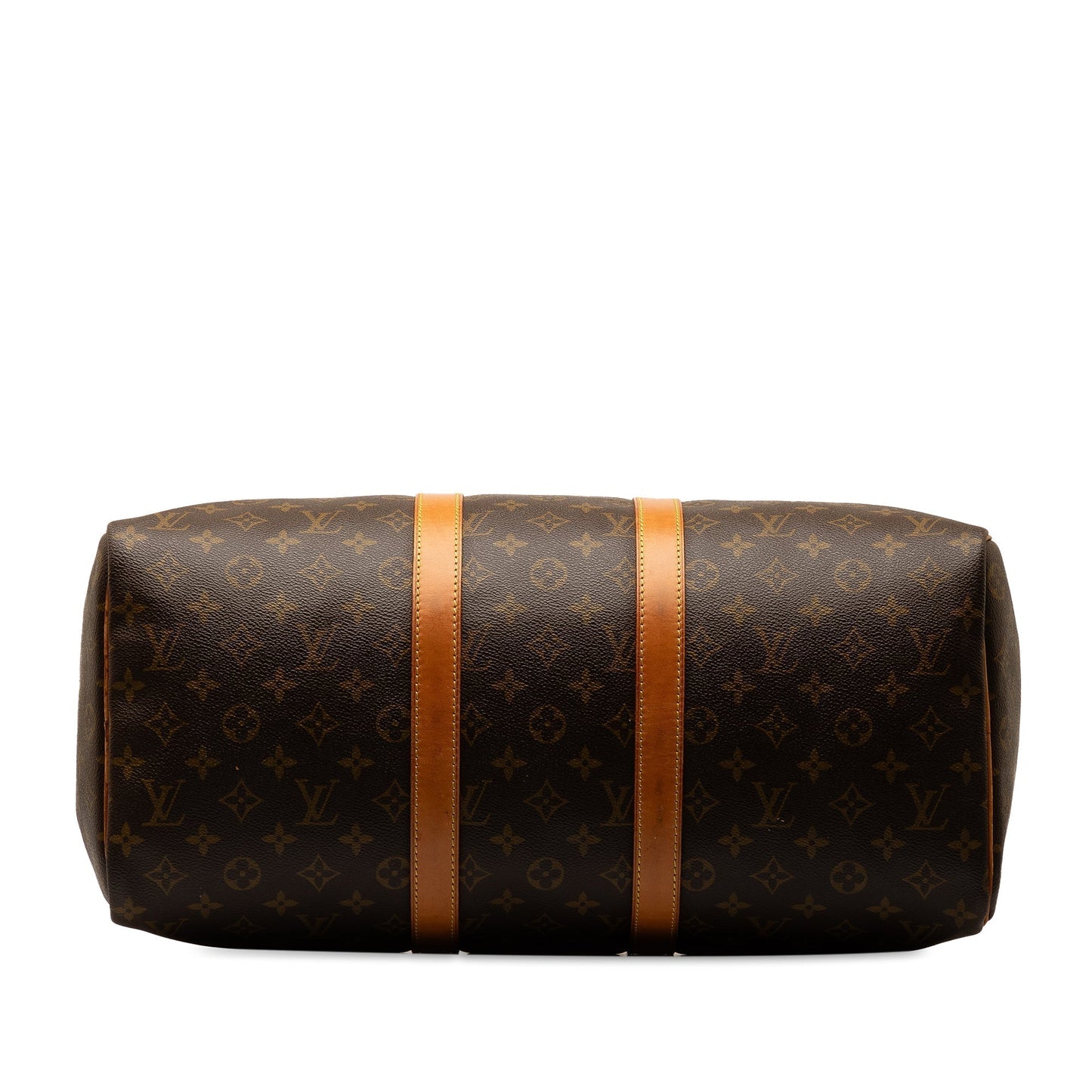 Brown Louis Vuitton Monogram Keepall 45 Travel Bag