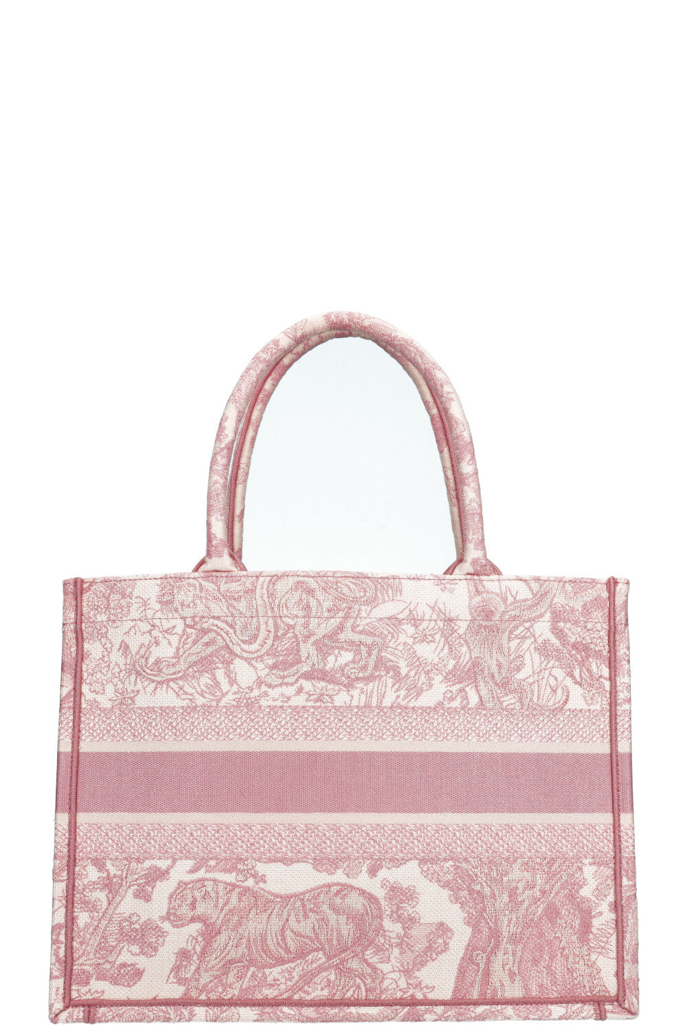 Christian Dior Medium Dior Book Tote Toile De Jouy Pink