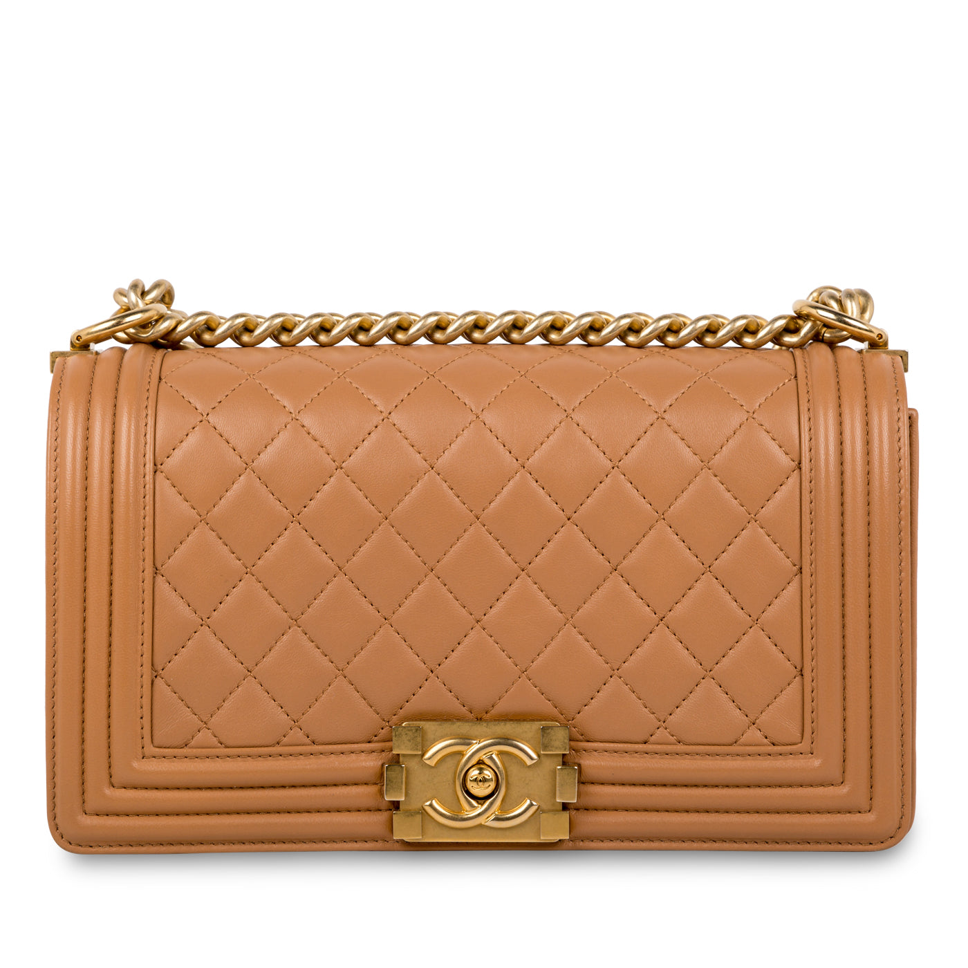 Chanel Boy Bag Lambskin Black Shoulder Bag Style 44