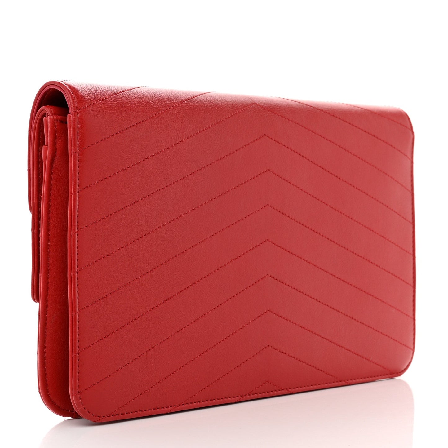 Chanel Quilted Calfskin Clutch