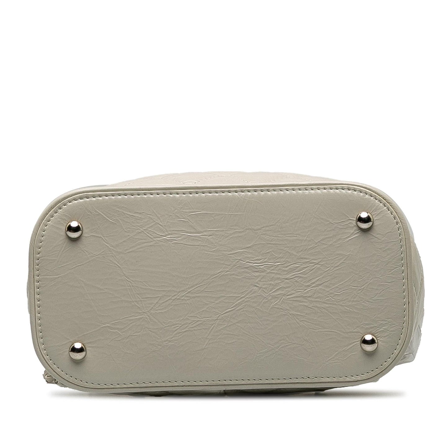 Chanel Gabrielle Lambskin White Shoulder Bag Style 3