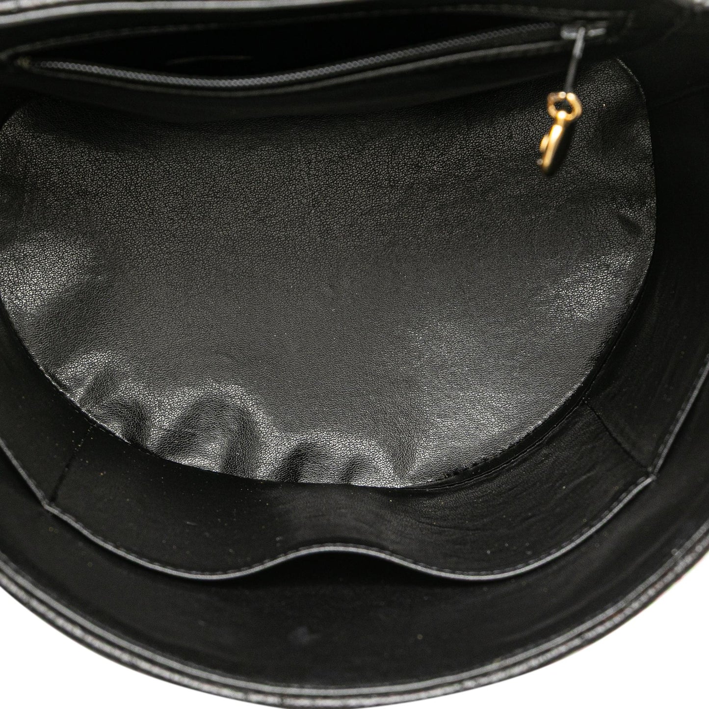 Chanel Cc Chevron Caviar Turnlock Vanity Bag