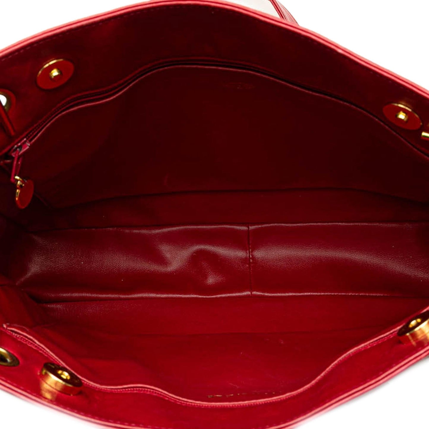Chanel Gabrielle Lambskin Red Tote Bag Lambskin