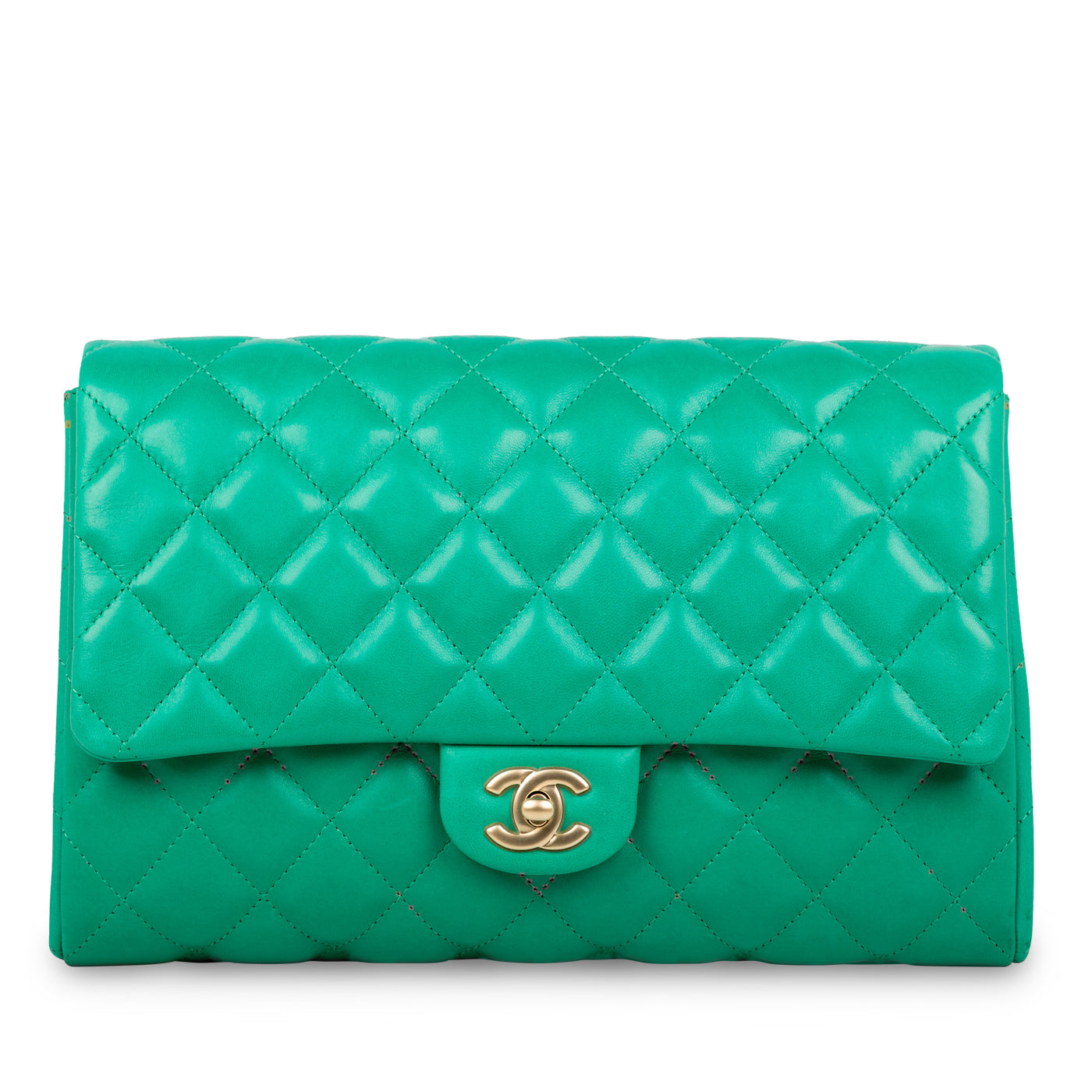 Chanel WOC Lambskin Gold Crossbody