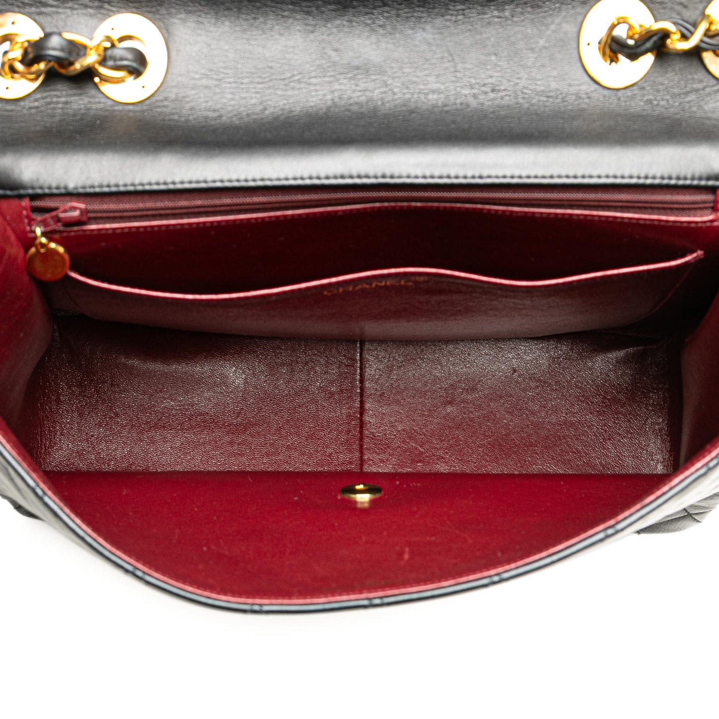 Chanel Gabrielle Lambskin Black Shoulder Bag Style 34