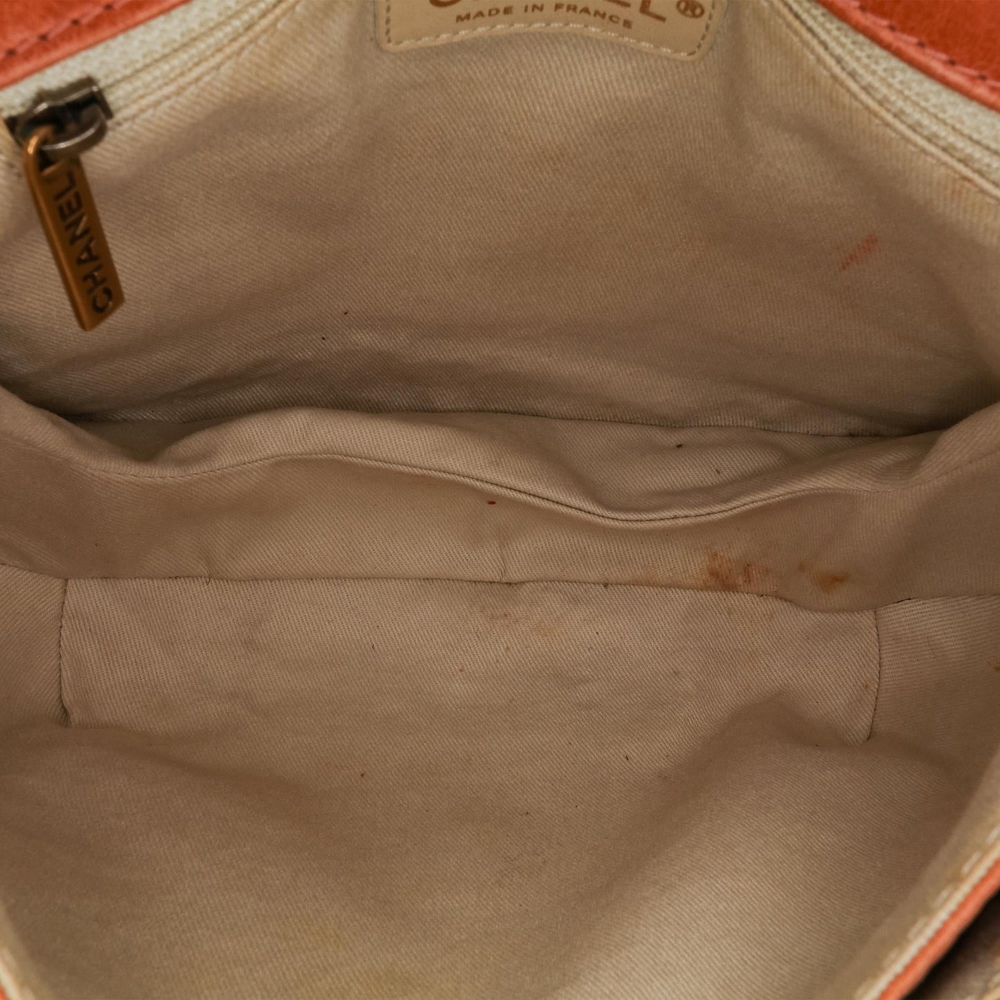 Chanel Medium Aged Calfskin Bubble Cc Flap