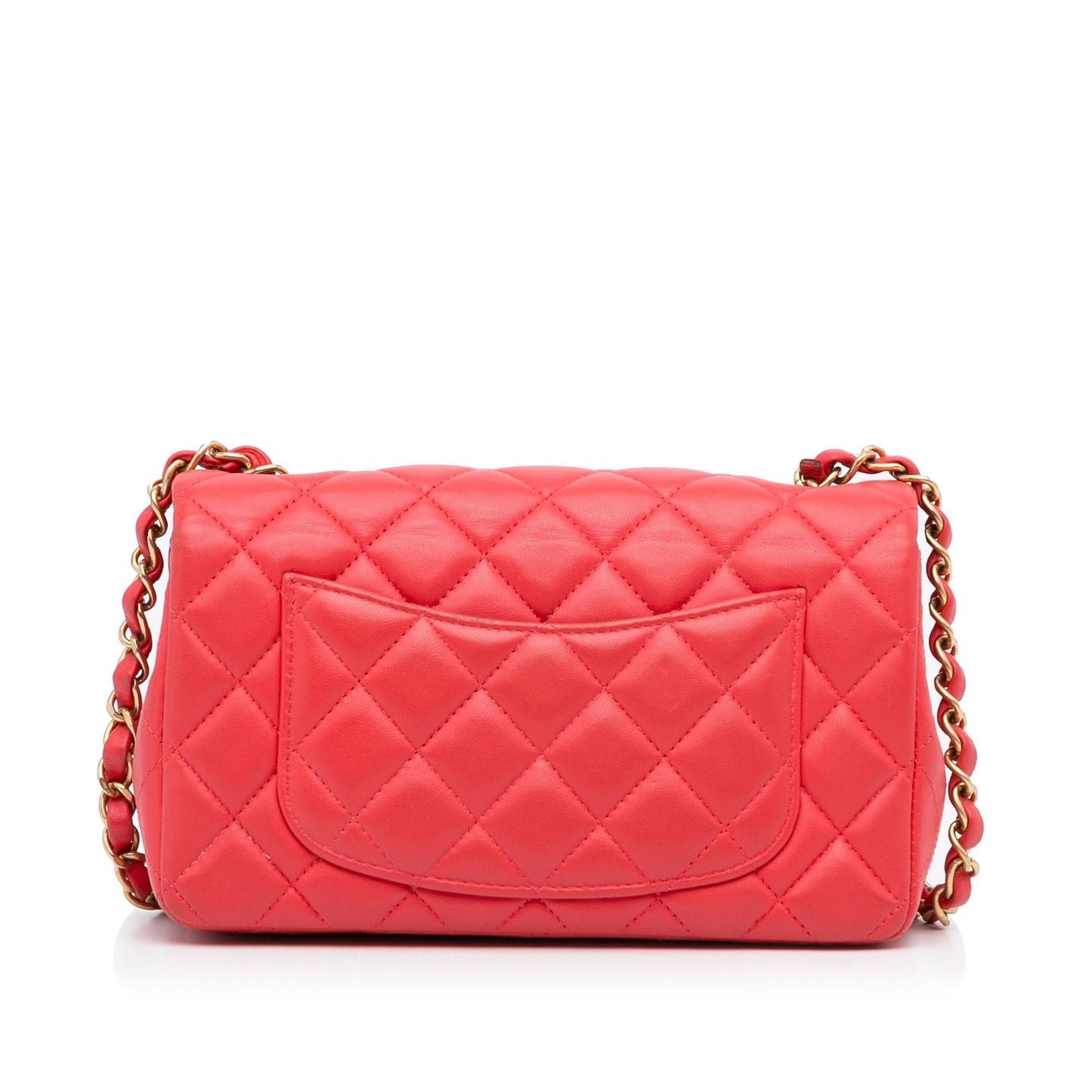 Chanel Gabrielle Lambskin Red Shoulder Bag Style 7