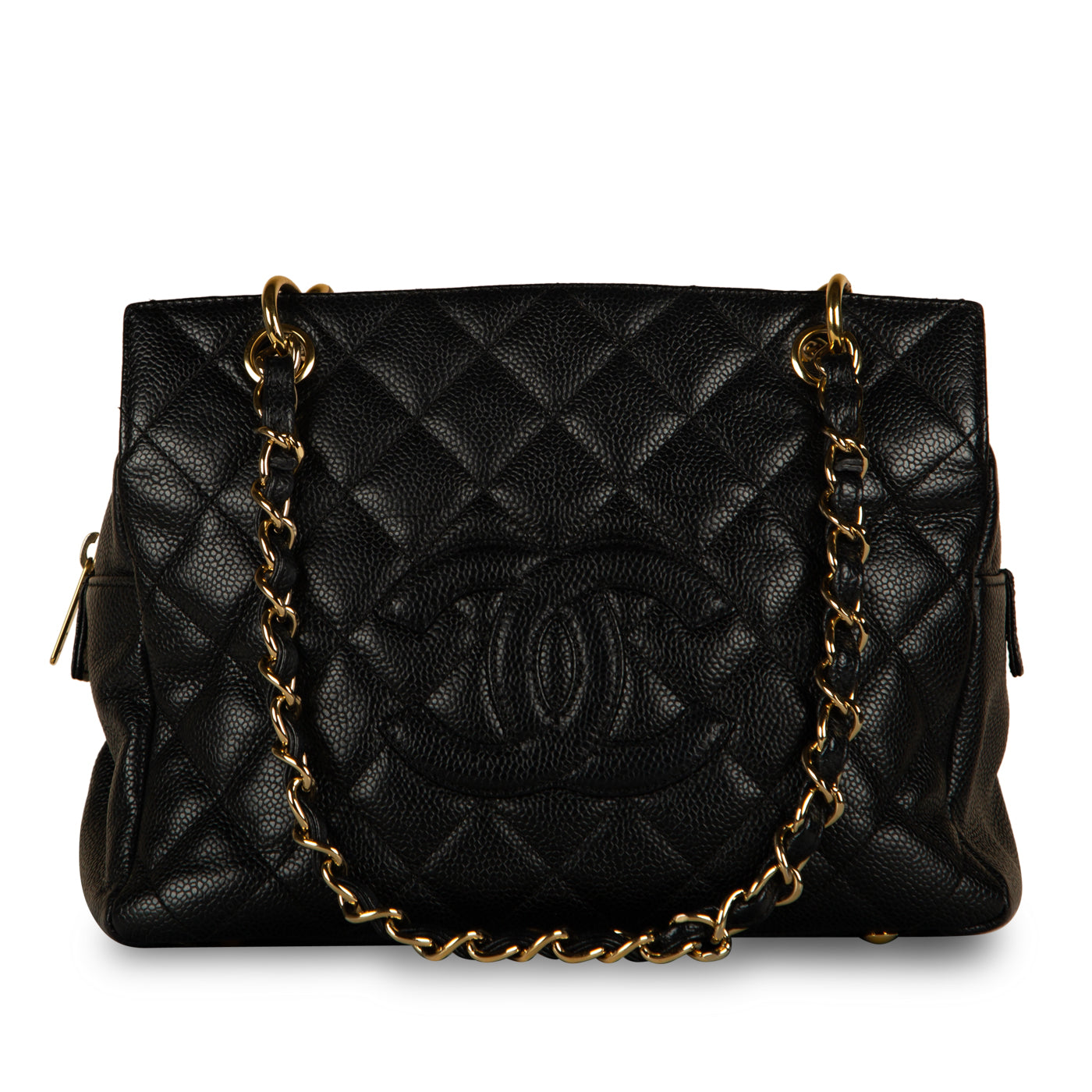 Chanel Timeless Caviar Black Tote Bag Style 46
