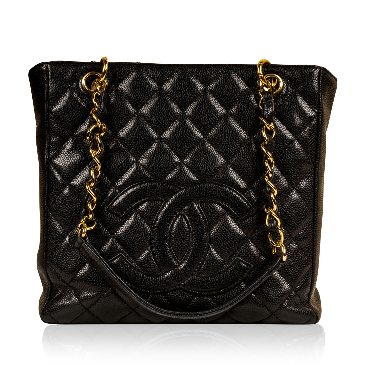 Chanel Timeless Caviar Black Tote Bag Style 48