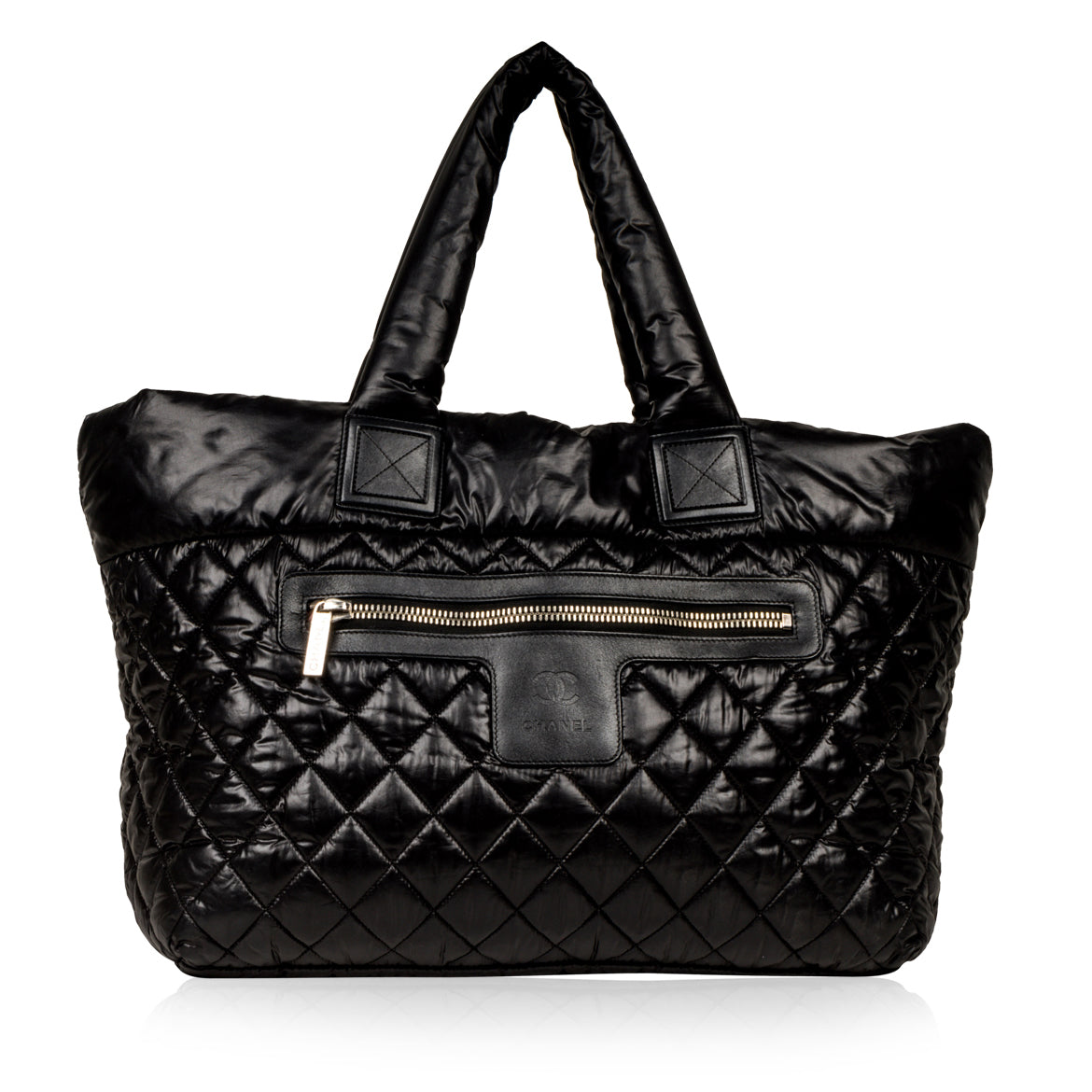 Chanel Shopping Tote Quilted Black Tote Bag Quilted