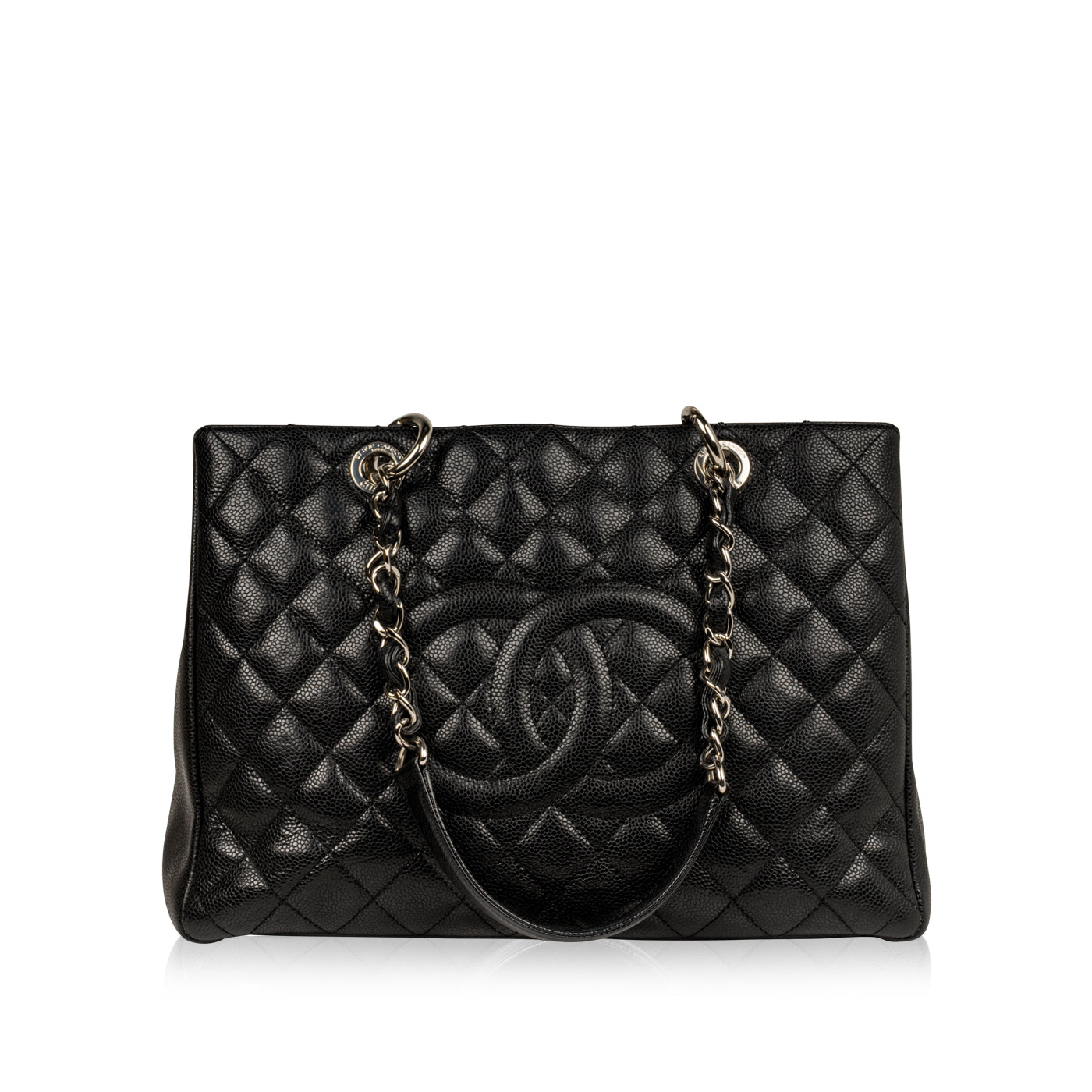 Chanel Timeless Caviar Black Tote Bag Style 42