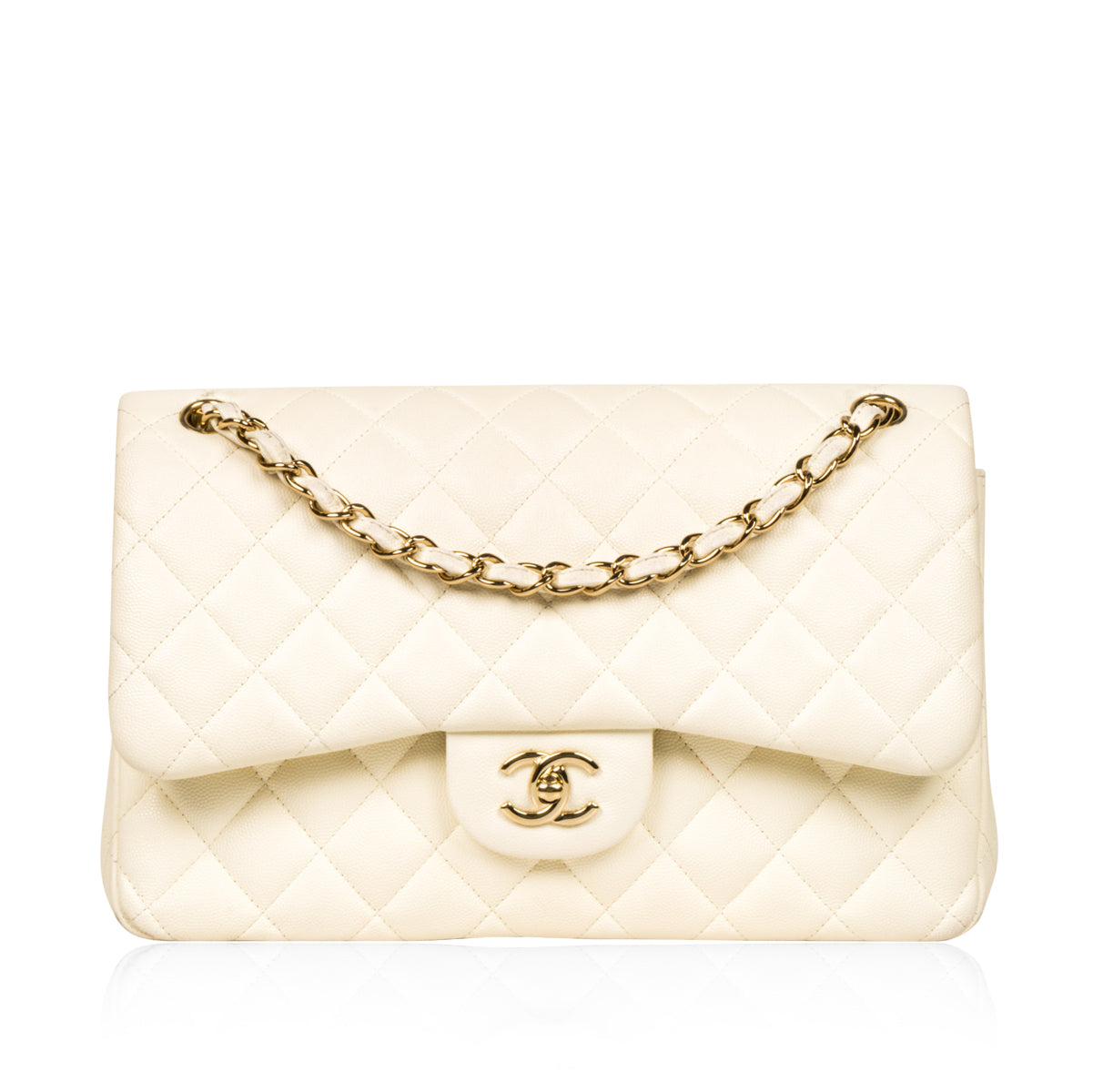 Chanel Classic Flap Lambskin Black Shoulder Bag Style 57
