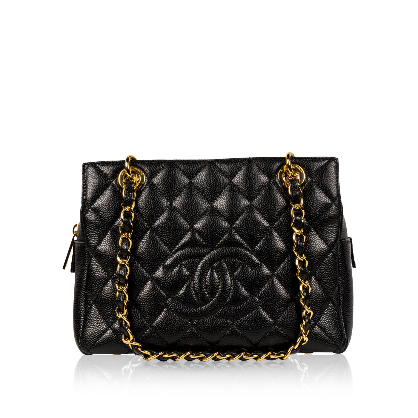 Chanel Timeless Caviar Black Tote Bag Style 52
