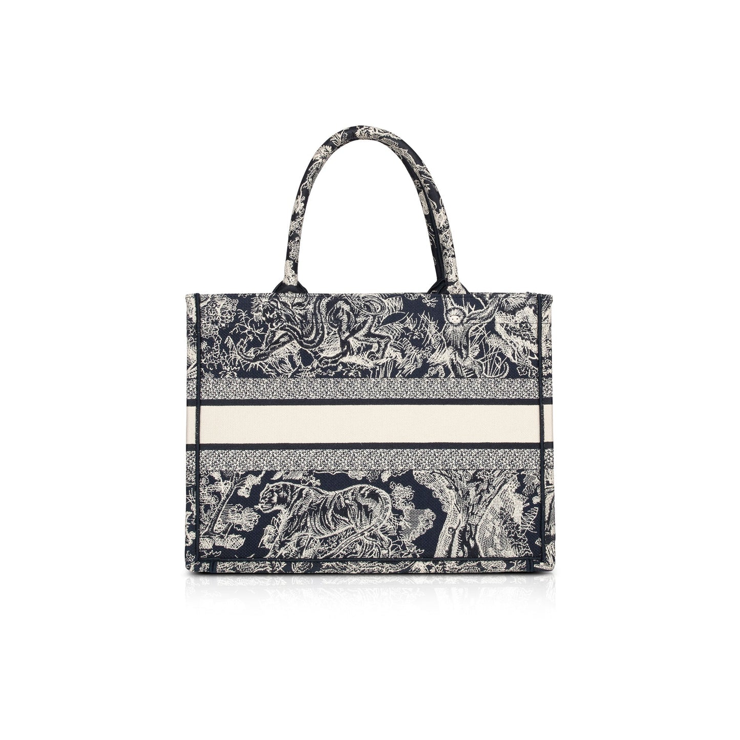 Christian Dior 2022 Medium Toile de Jouy Reverse Book Tote